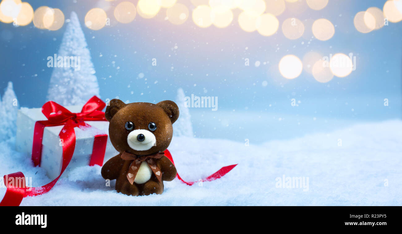 Card invitation blue teddy bear hi-res stock photography and images - Alamy