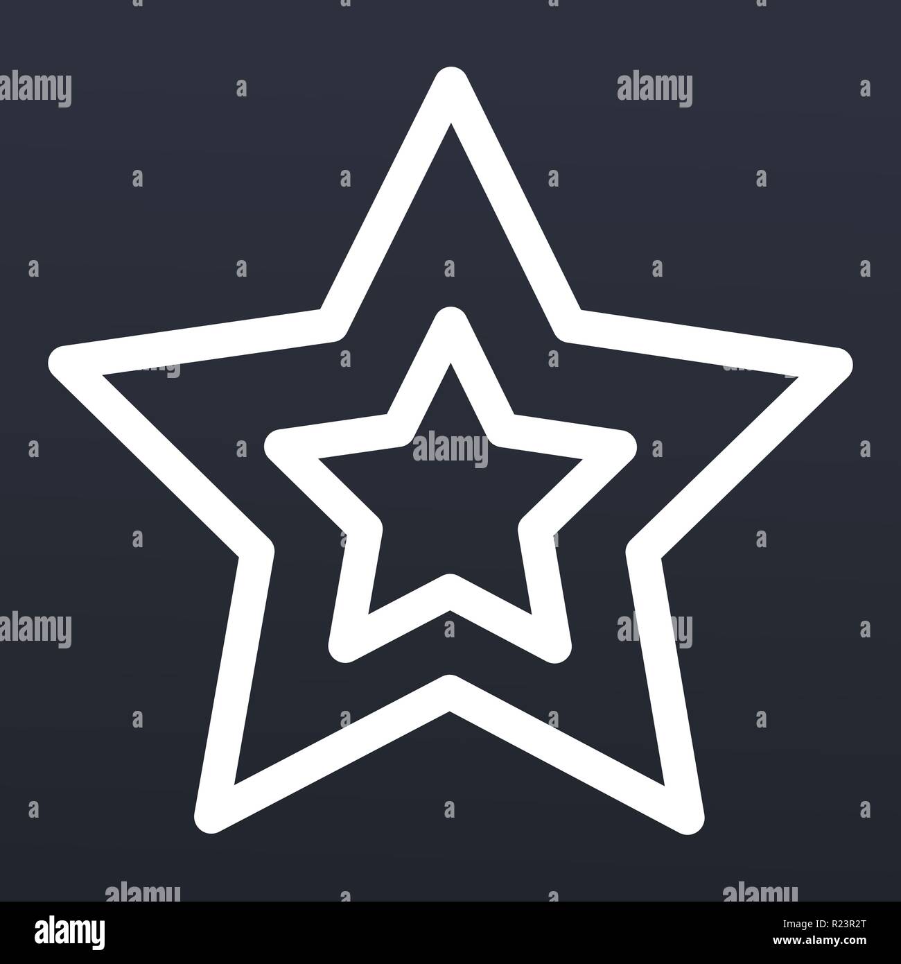 Christmas star icon, outline style Stock Vector Image & Art - Alamy