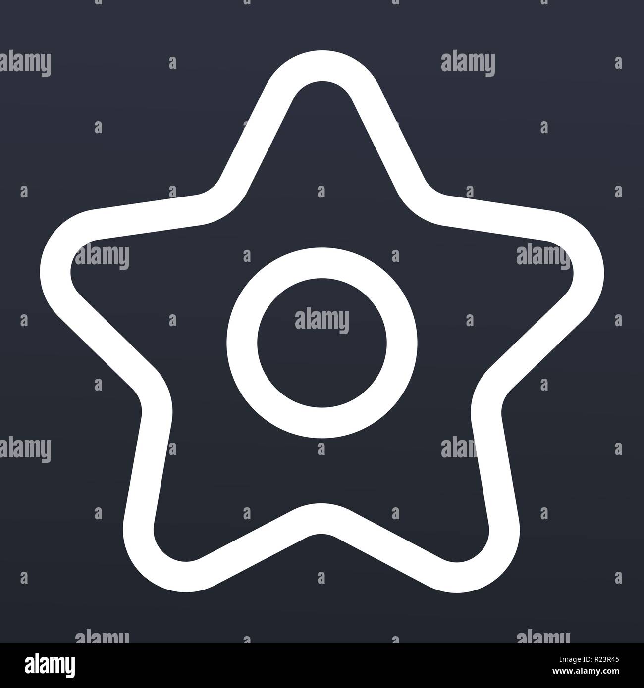 Xmas star icon, outline style Stock Vector Image & Art - Alamy
