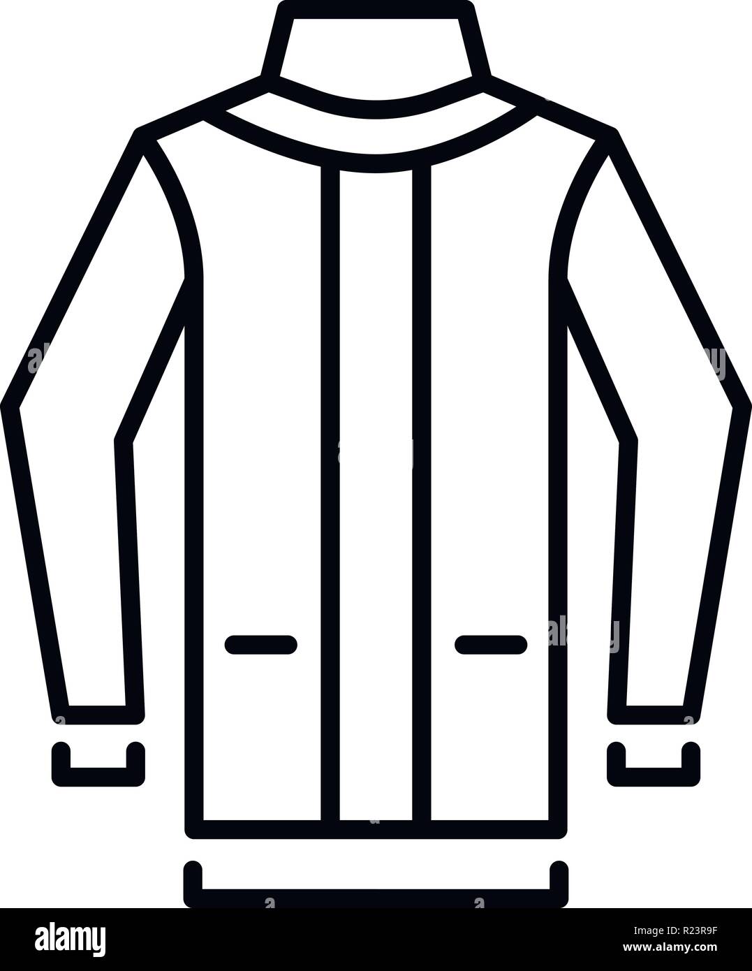 Ski jacket icon, outline style Stock Vector Image & Art - Alamy