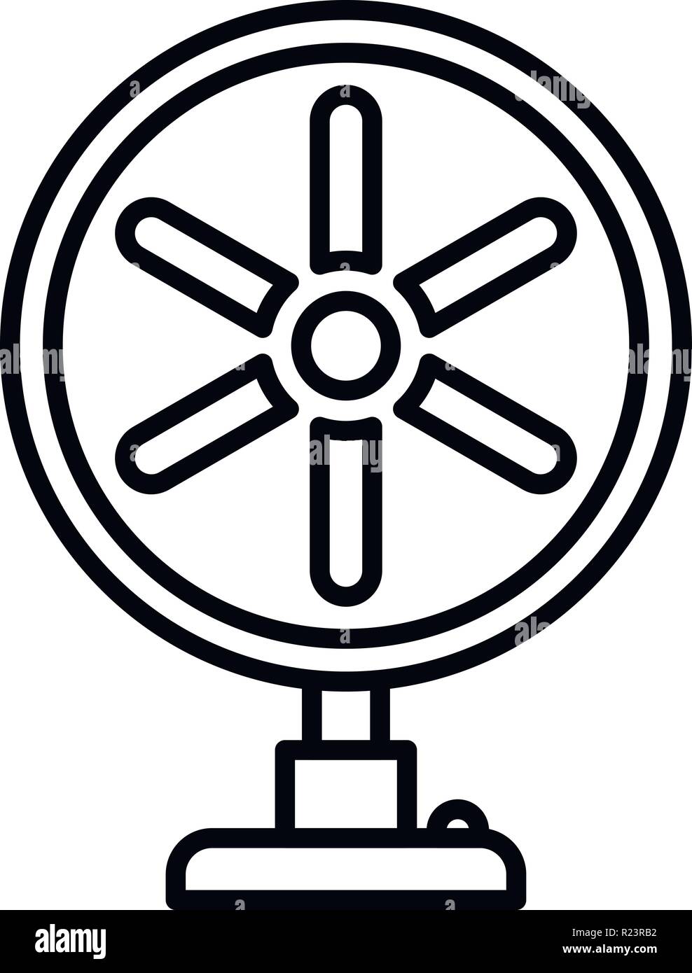 Home fan icon, outline style Stock Vector Image & Art - Alamy