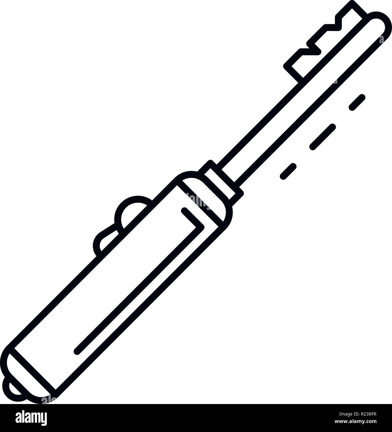 Fashion electric toothbrush icon, outline style Stock Vector Image ...