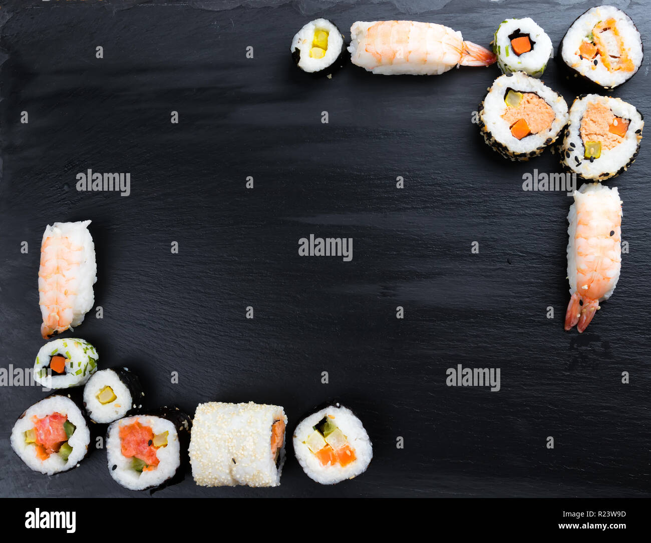 Black Japan Sushi Plates Imitation Ceramic Sauce Dishes Dumpling Snack Plates