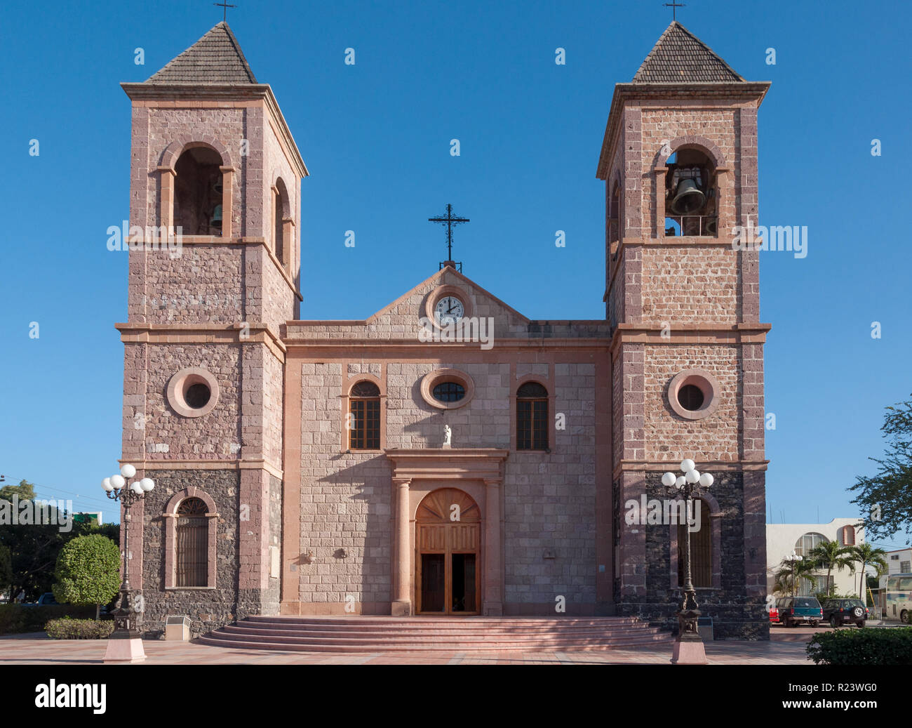 La Paz Cathedral in La Paz, Baja, Mexico Stock Photo Alamy