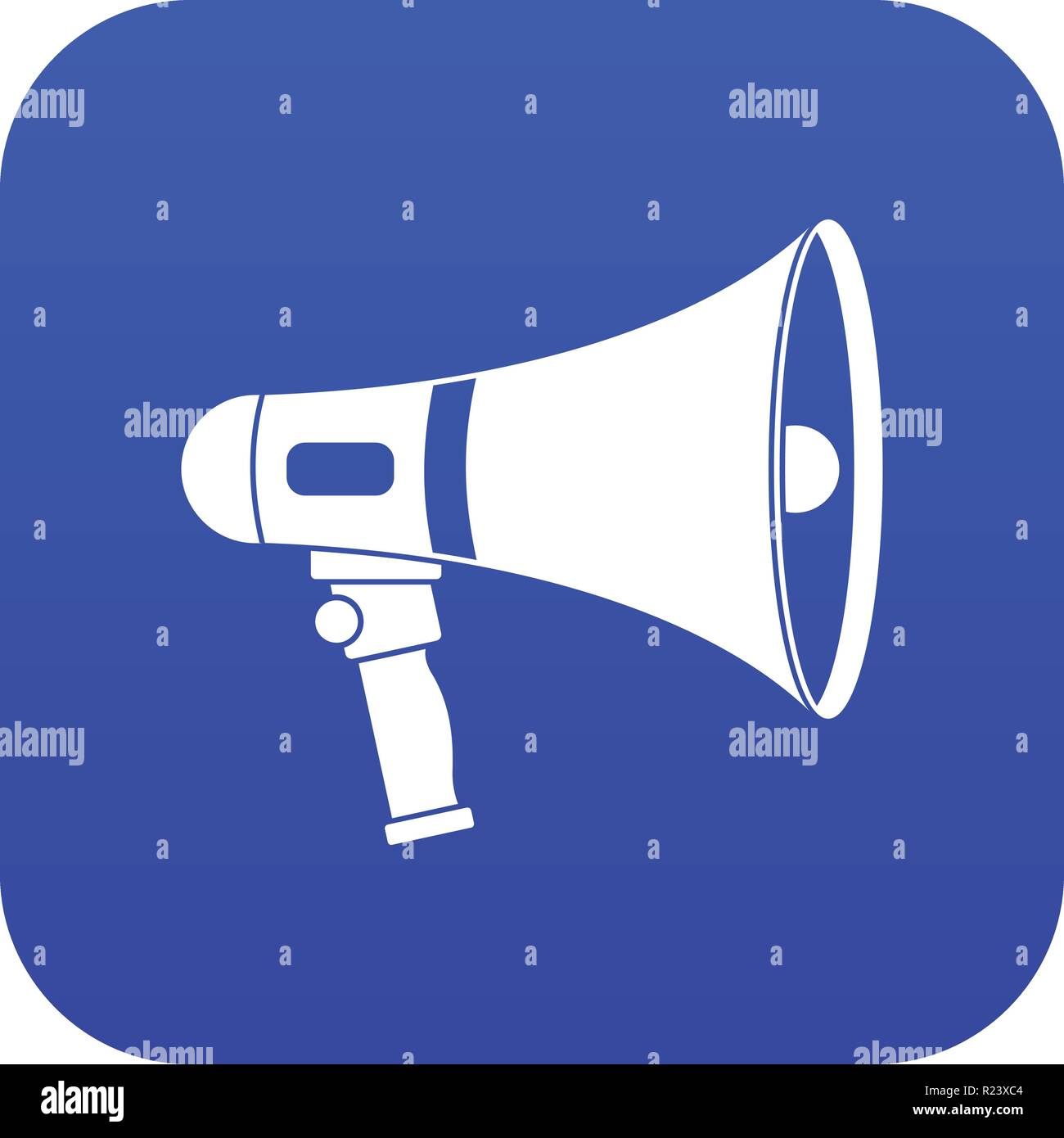 Megaphone icon digital blue Stock Vector Image & Art - Alamy