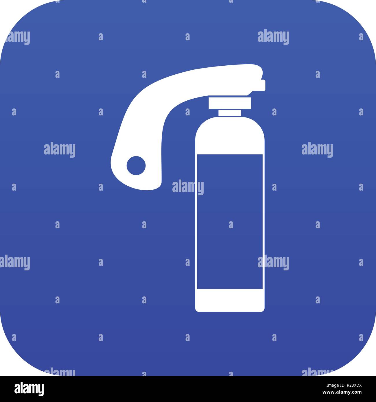 Fire extinguisher icon digital blue Stock Vector Image & Art - Alamy