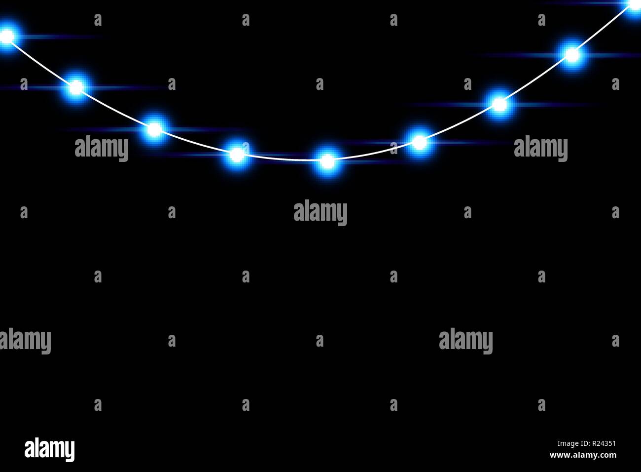 pic Transparent Background Glowing Blue Light https www alamy com set of blue garlands festive decorations glowing christmas lights isolated on transparent background blue lights image225054397 html