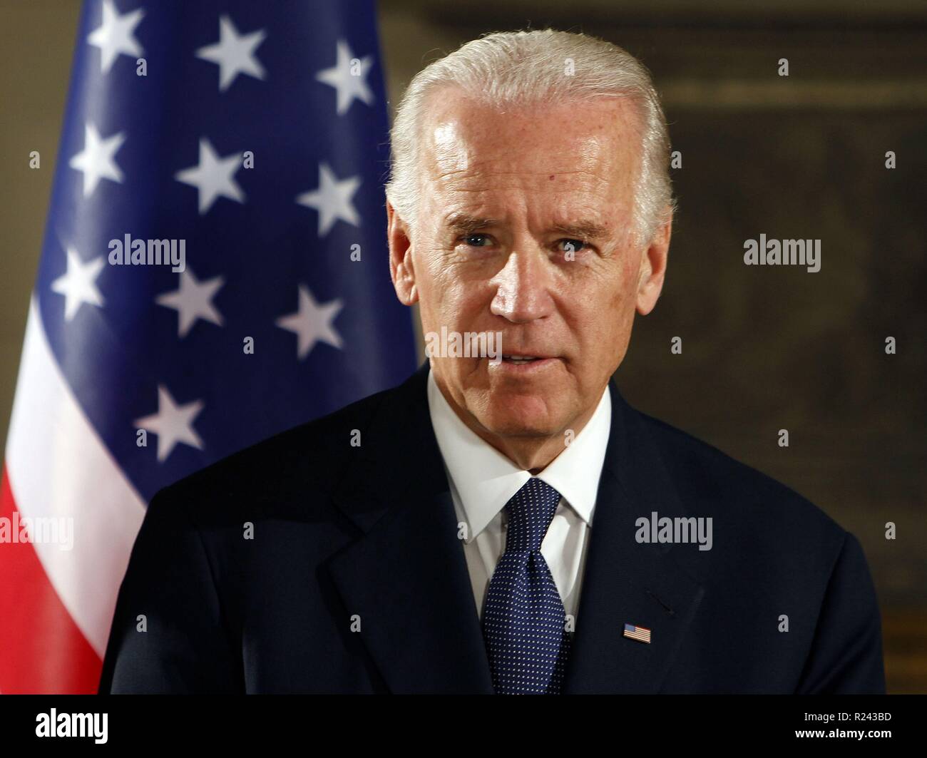 Joseph 'Joe' Biden, Jr. (born November 20, 1942) 47th and current Vice President of the United States since 2009. He is a member of the Democratic Party and was a United States Senator from Delaware from 1973 until 2009. Stock Photo