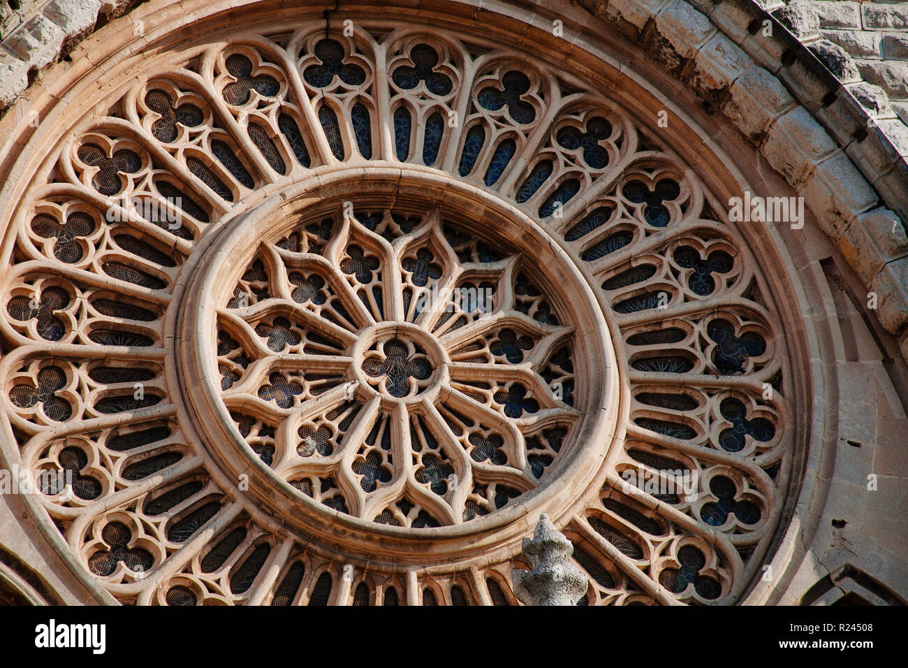 Iglesia de Sant Bartomeu, Sóller Stock Photo