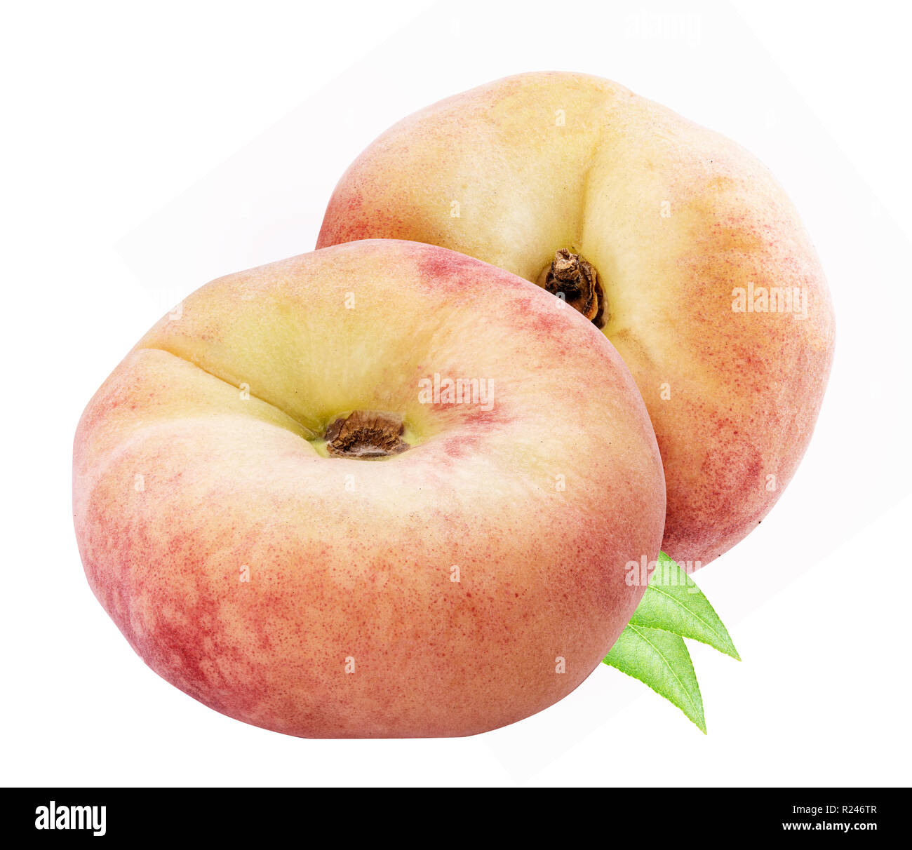 Fig peach isolated on white background. Stock Photo