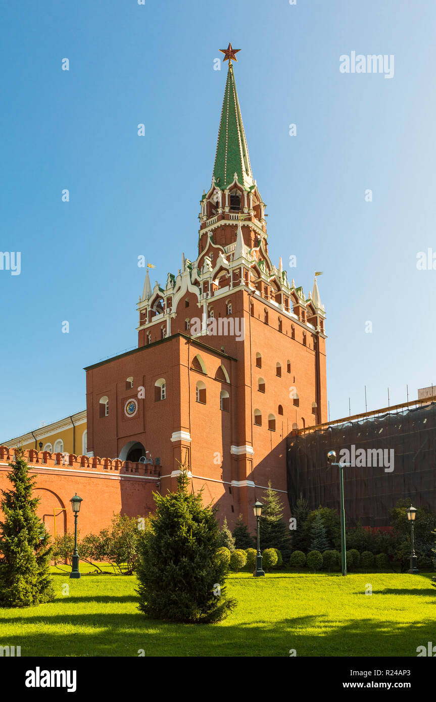 Trinity gate tower kremlin russia hires stock photography and images