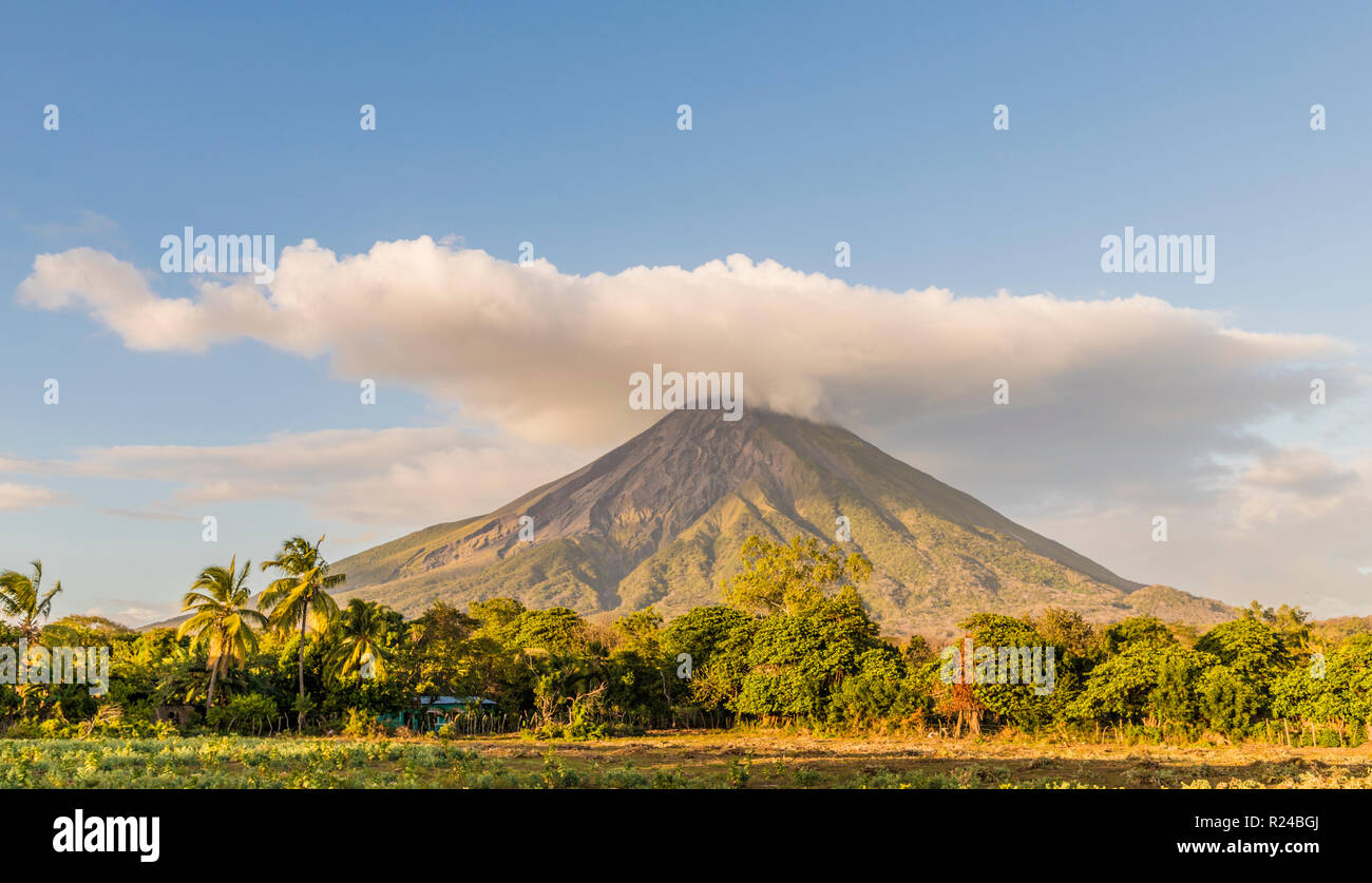 Volcano Concepcion on Ometepe Island, Nicaragua, Central America Stock Photo