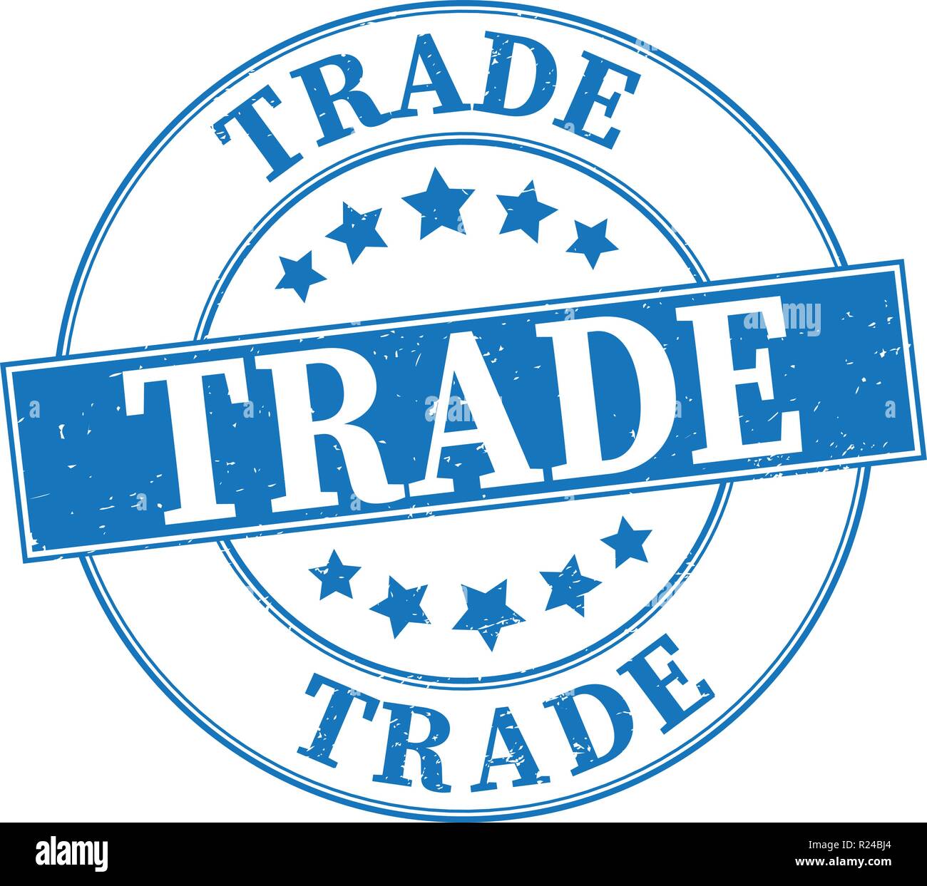 old retro rubber stamp on white background Stock Vector