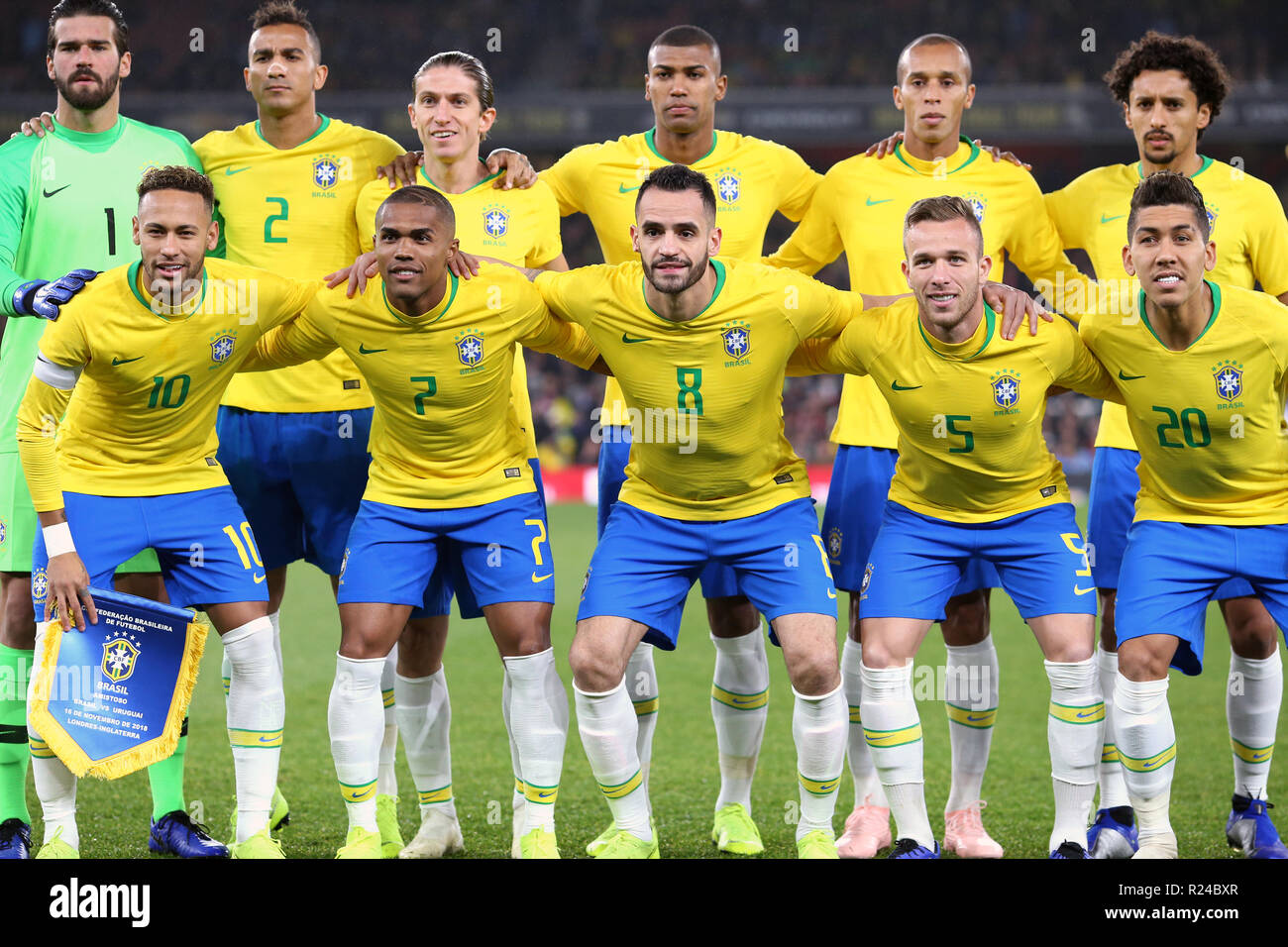 Brazil team group hi-res stock photography and images - Alamy