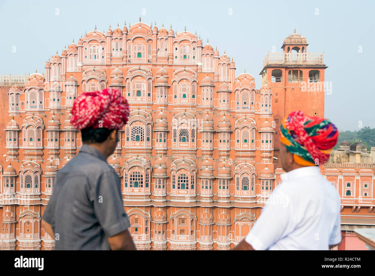 Hawa Mahal (Palace of the Winds), built in 1799, Jaipur, Rajasthan, India, Asia Stock Photo