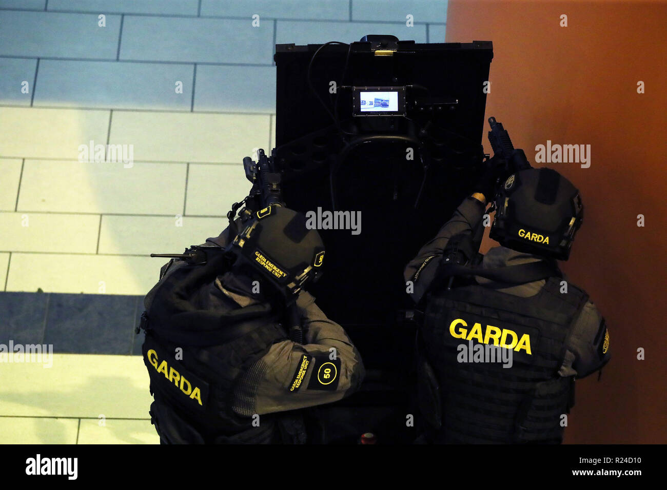 Training exercise members garda emergency response unit eru hires
