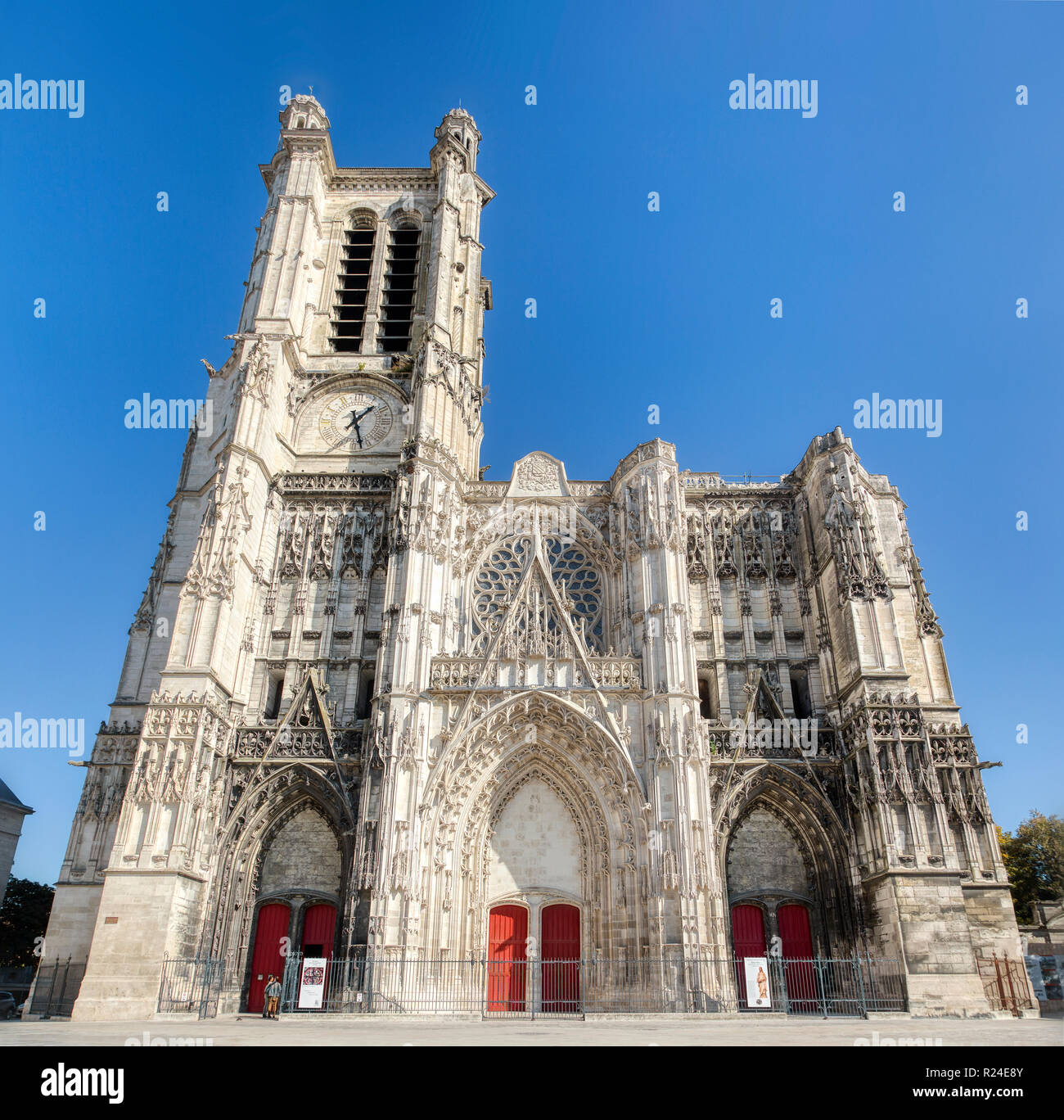 Troyes Catholic Cathedral Stock Photo