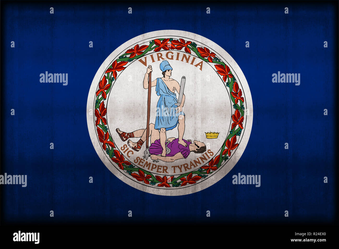 Virginia state flag hi-res stock photography and images - Alamy