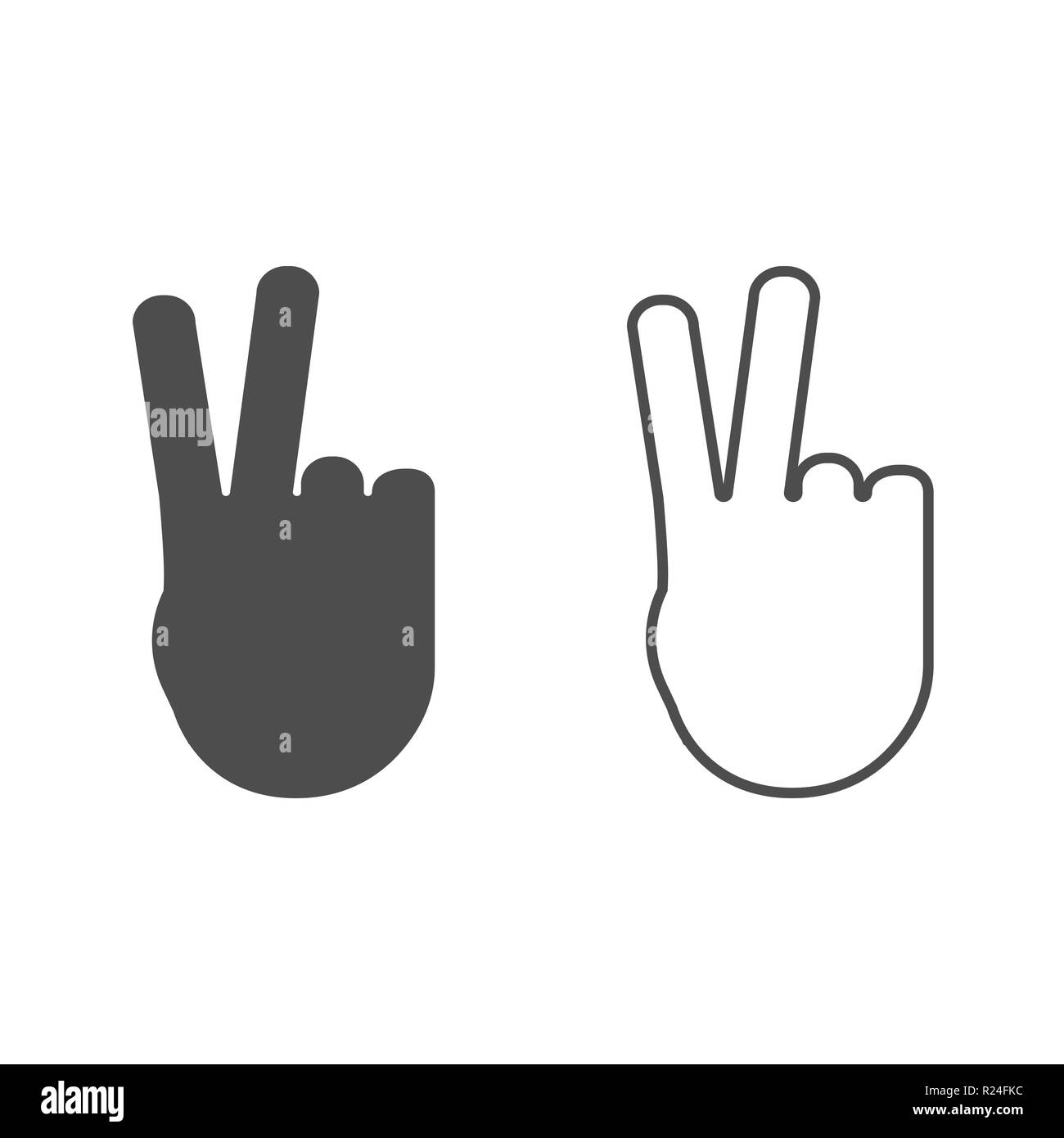 Hand icon. Ok sign. Vector illustration flat Stock Vector Image & Art ...