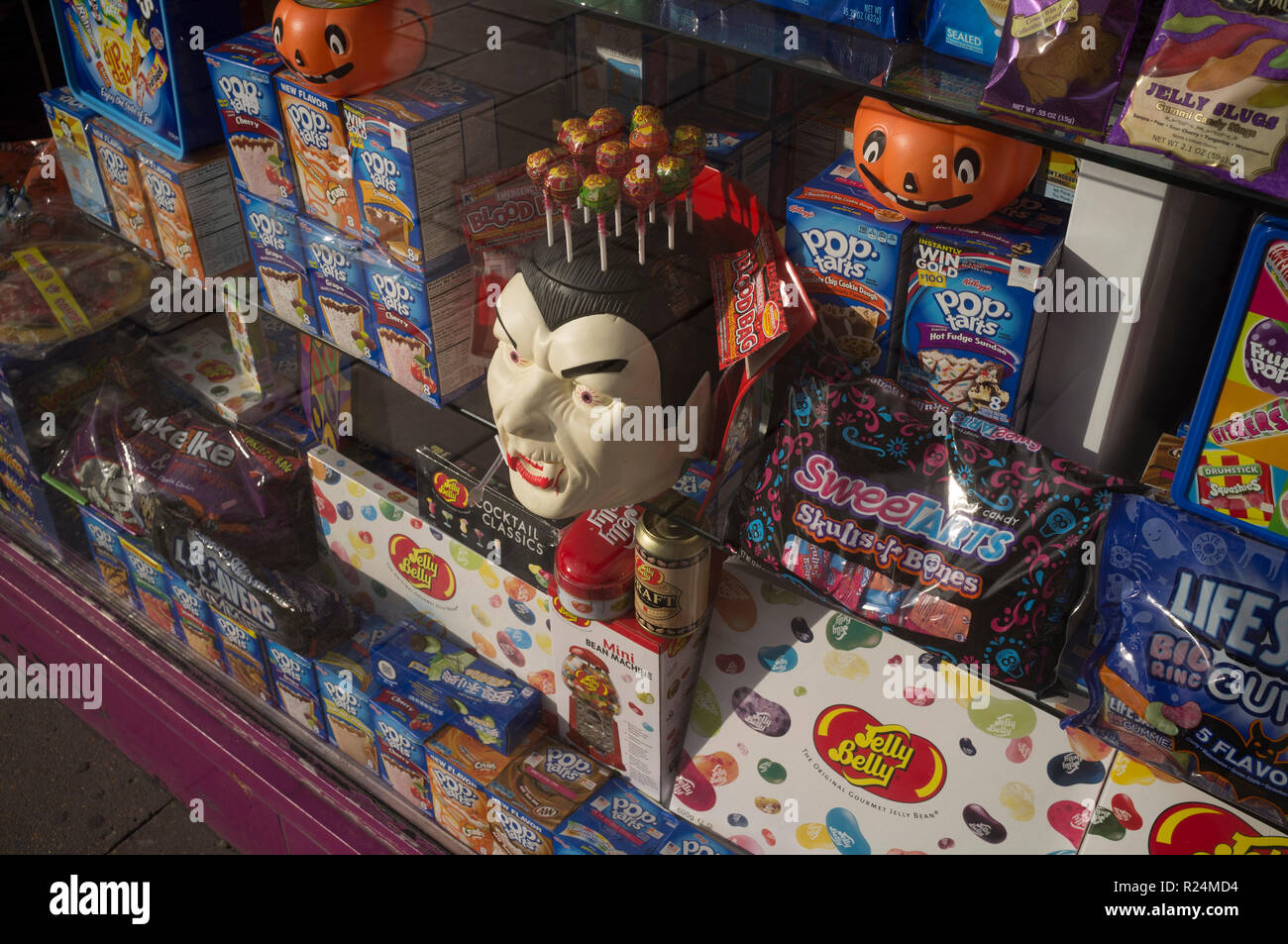 Halloween shop window display, Oxford Street, London Stock Photo Alamy
