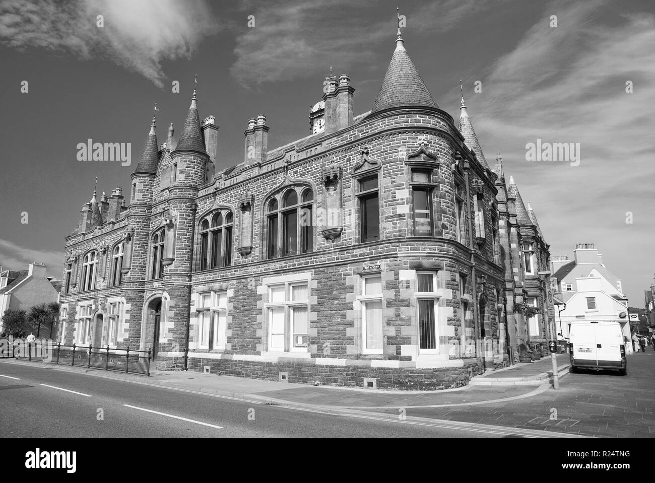 Stornoway town Black and White Stock Photos & Images Alamy