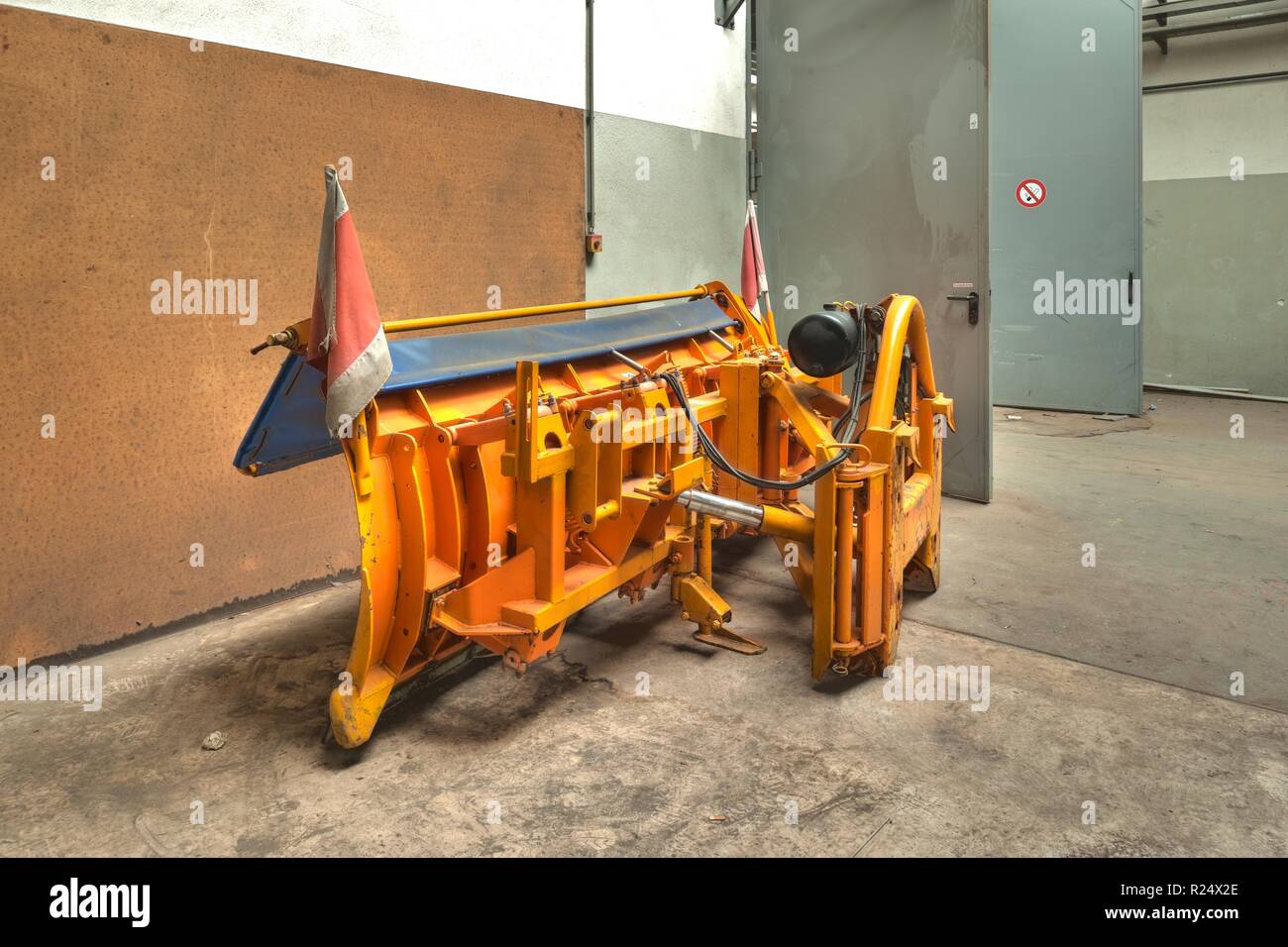 Wien, ehemalige Strassenbahnremise Koppreiter - Vienna, Tramway Depot Stock Photo