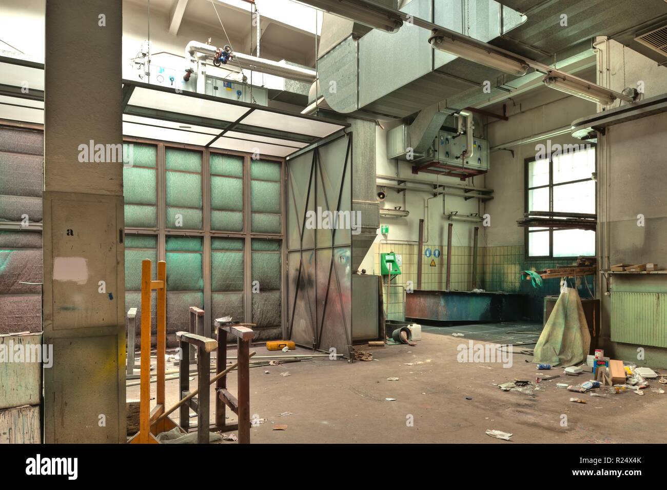 Wien, ehemalige Strassenbahnremise Koppreiter - Vienna, Tramway Depot Stock Photo