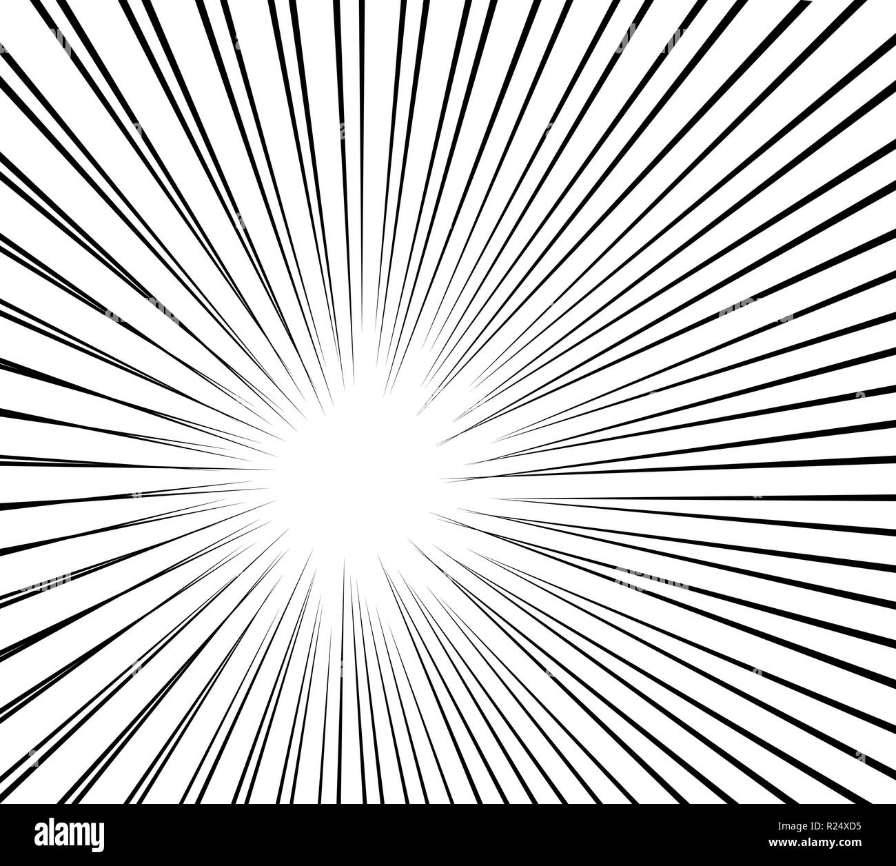 radial motion lines background texture abstract pattern design Stock Vector