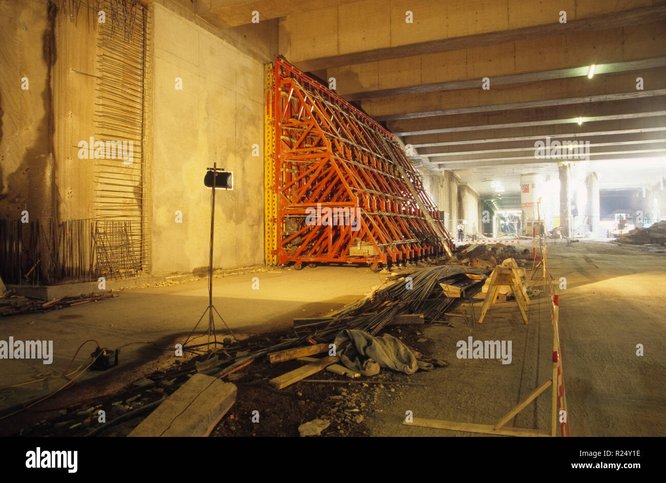 Wien Lainzer Tunnel In Bau Vienna Railway Tunnel Construction Lainzer Tunnel Stock Photo Alamy