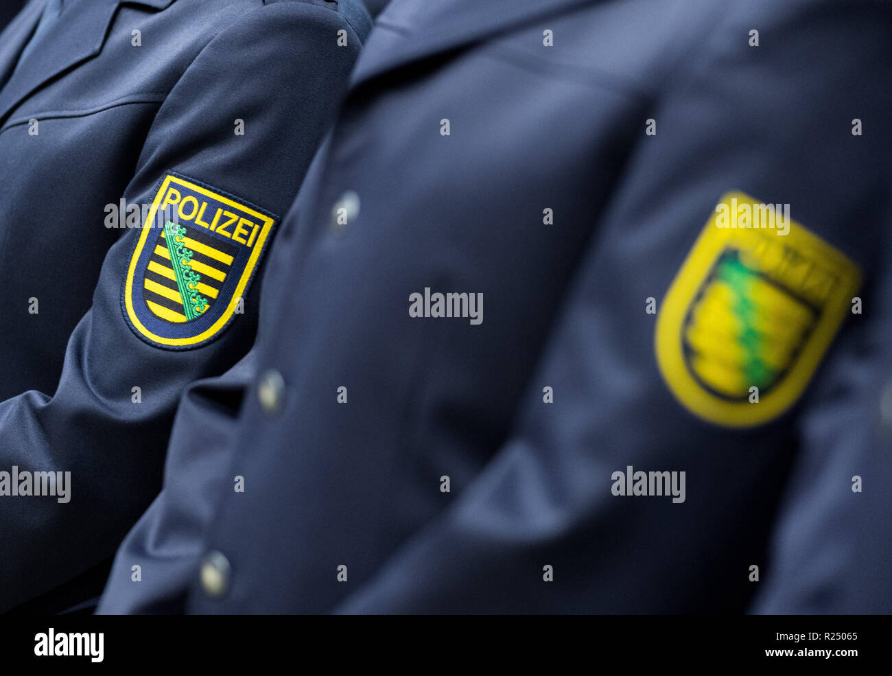 Saxon police coat of arms hi-res stock photography and images - Alamy