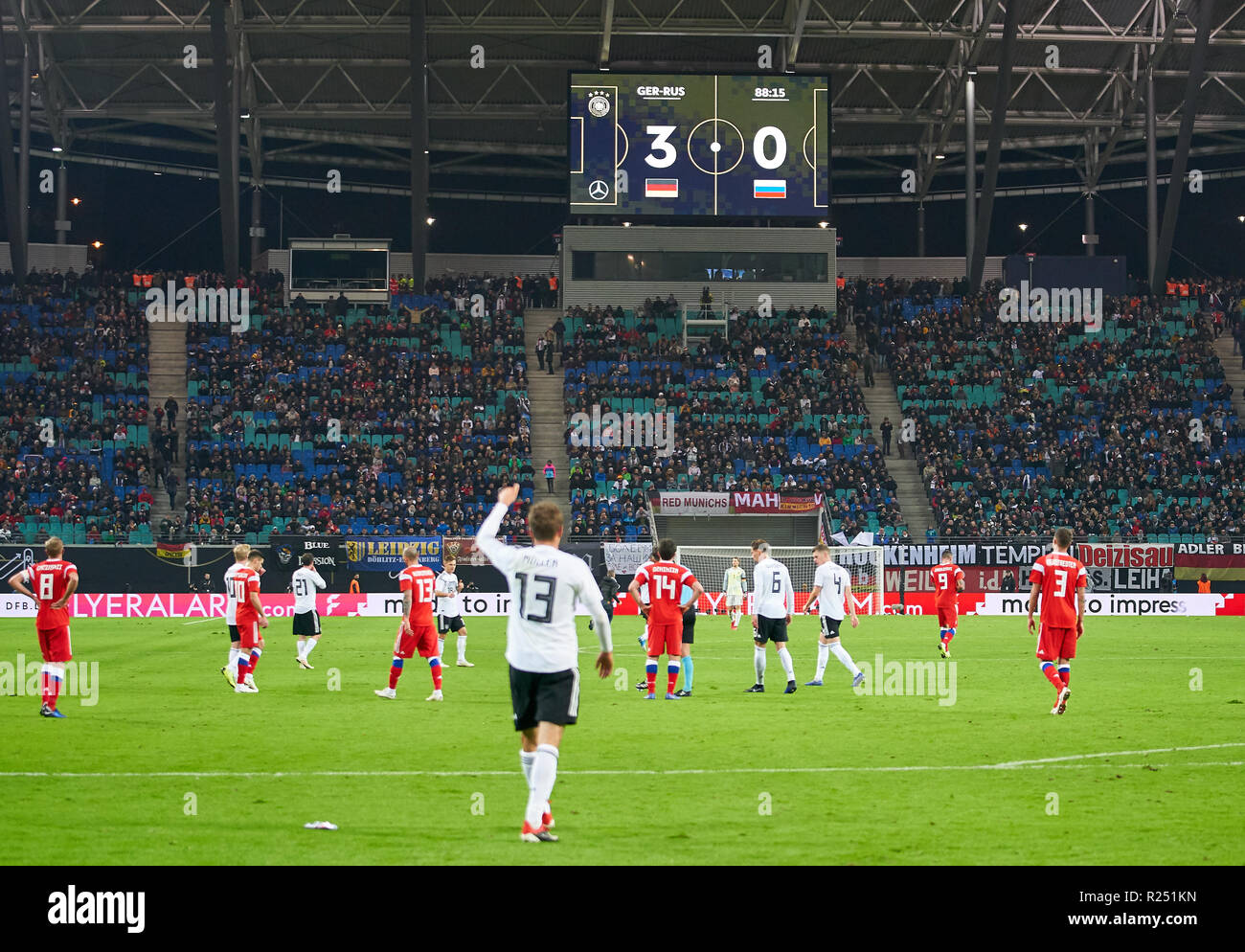 Leipzig, Germany. 15th Nov 2018. Bull Arena with empty tribunes ...