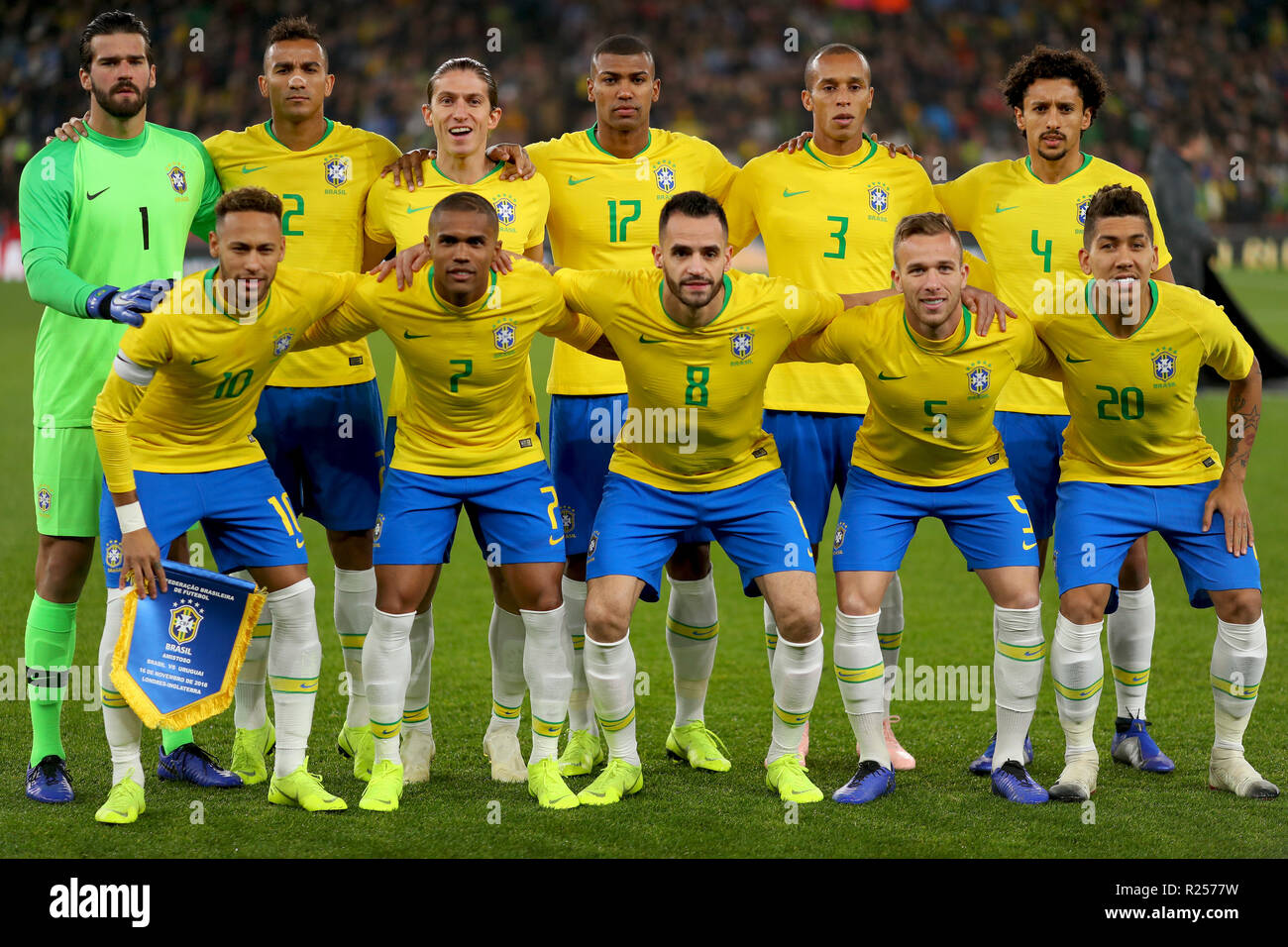 Brazil team group hi-res stock photography and images - Alamy