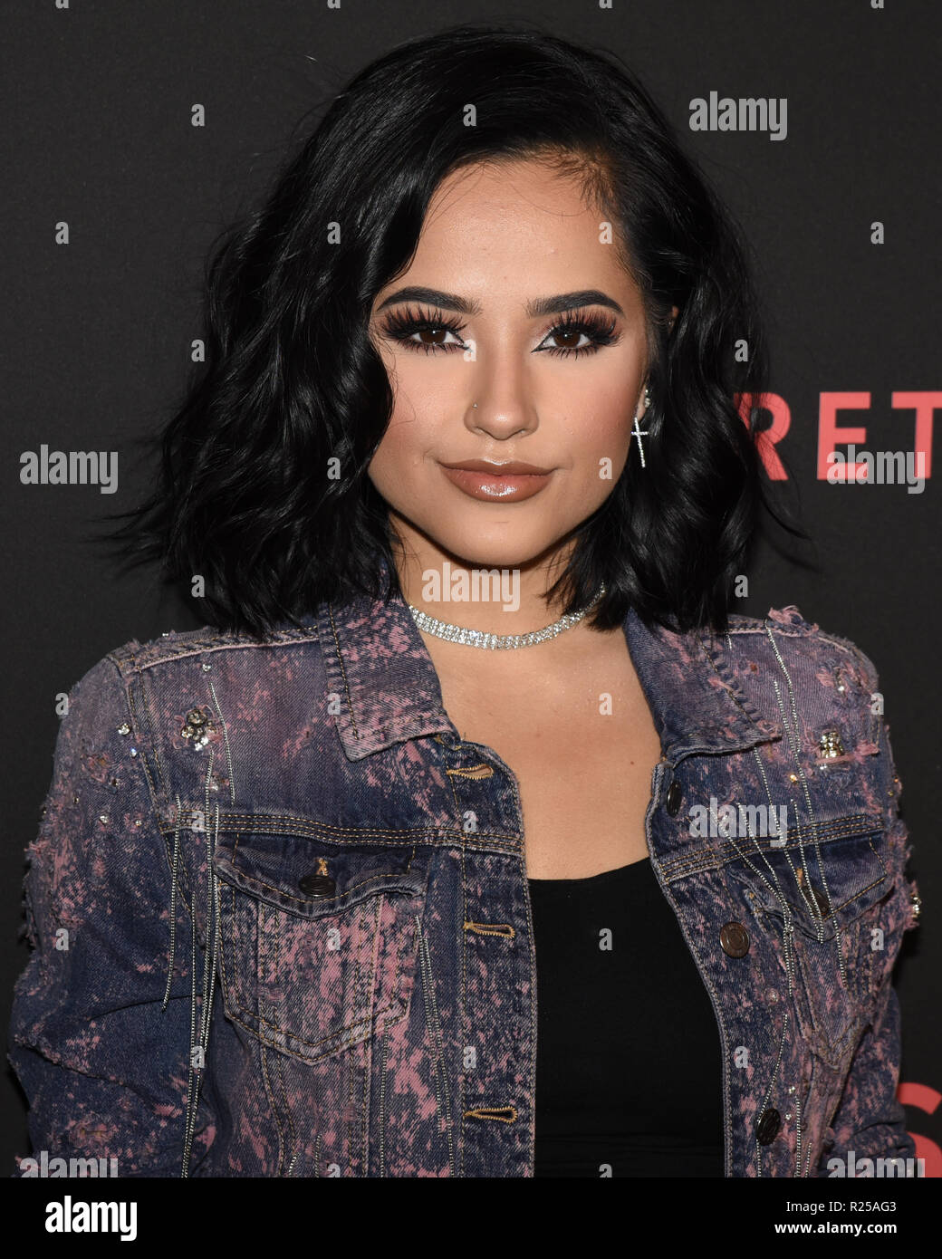 Los Angeles, USA. 16th Nov, 2018. Becky G attends the Spotify's Secret