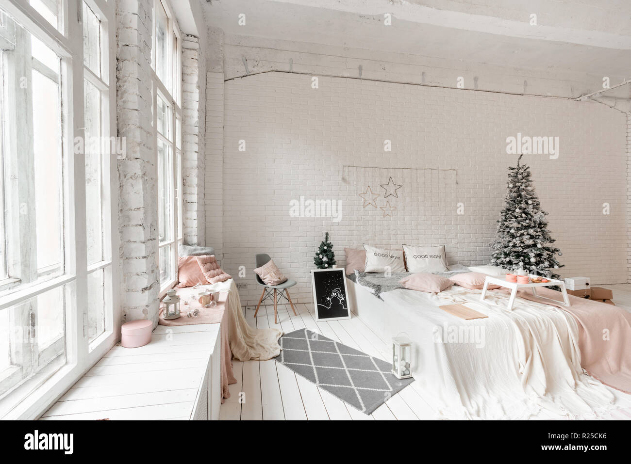 Christmas Morning Breakfast In Bed Coffee And Desserts