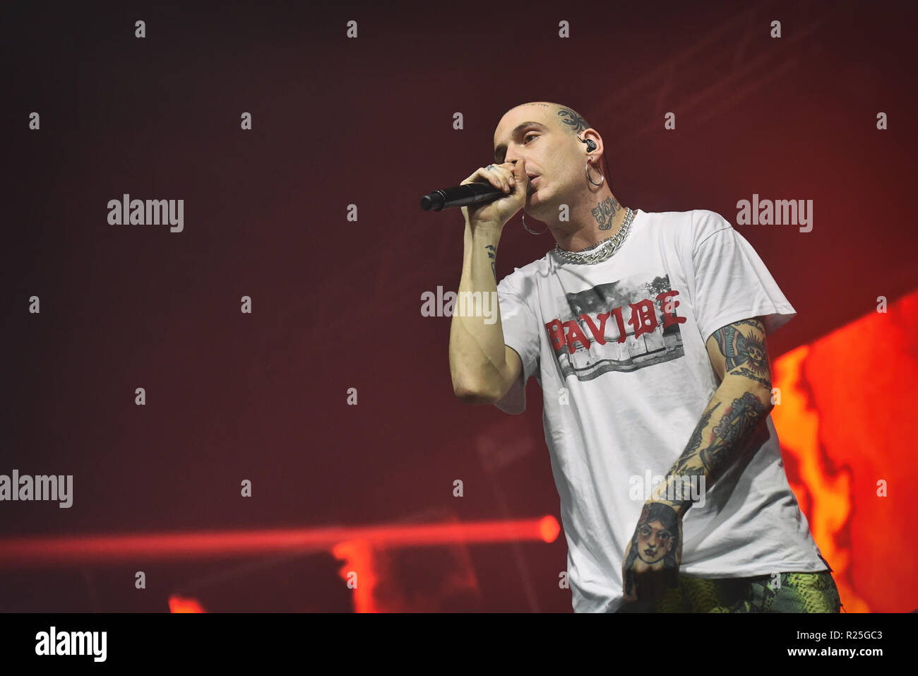 Davide Group Rapper Gemitaiz, pseudonym of Davide De Luca, is an Italian rapper performing ...