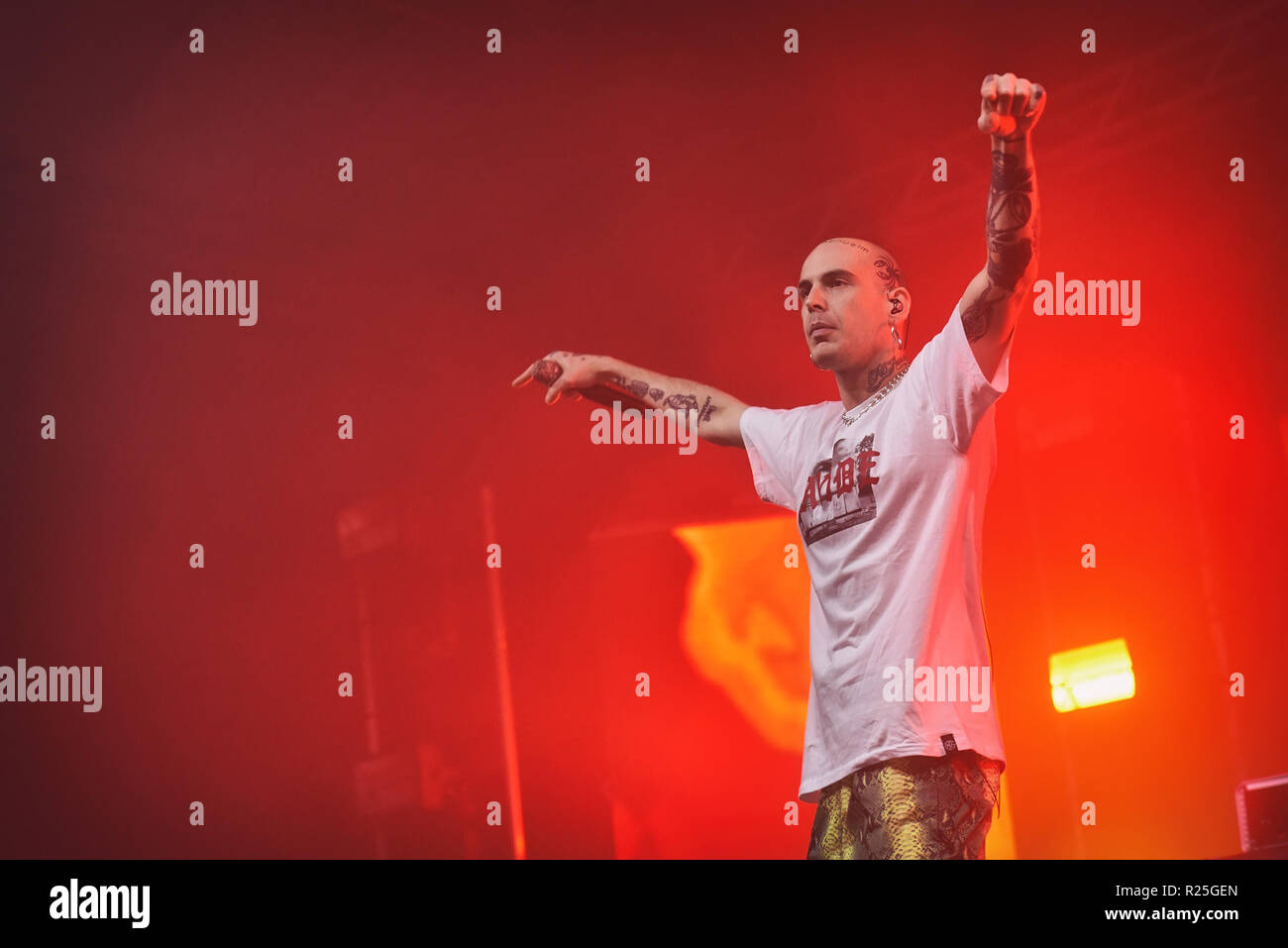 Davide Group Rapper Gemitaiz, pseudonym of Davide De Luca, is an Italian rapper performing ...