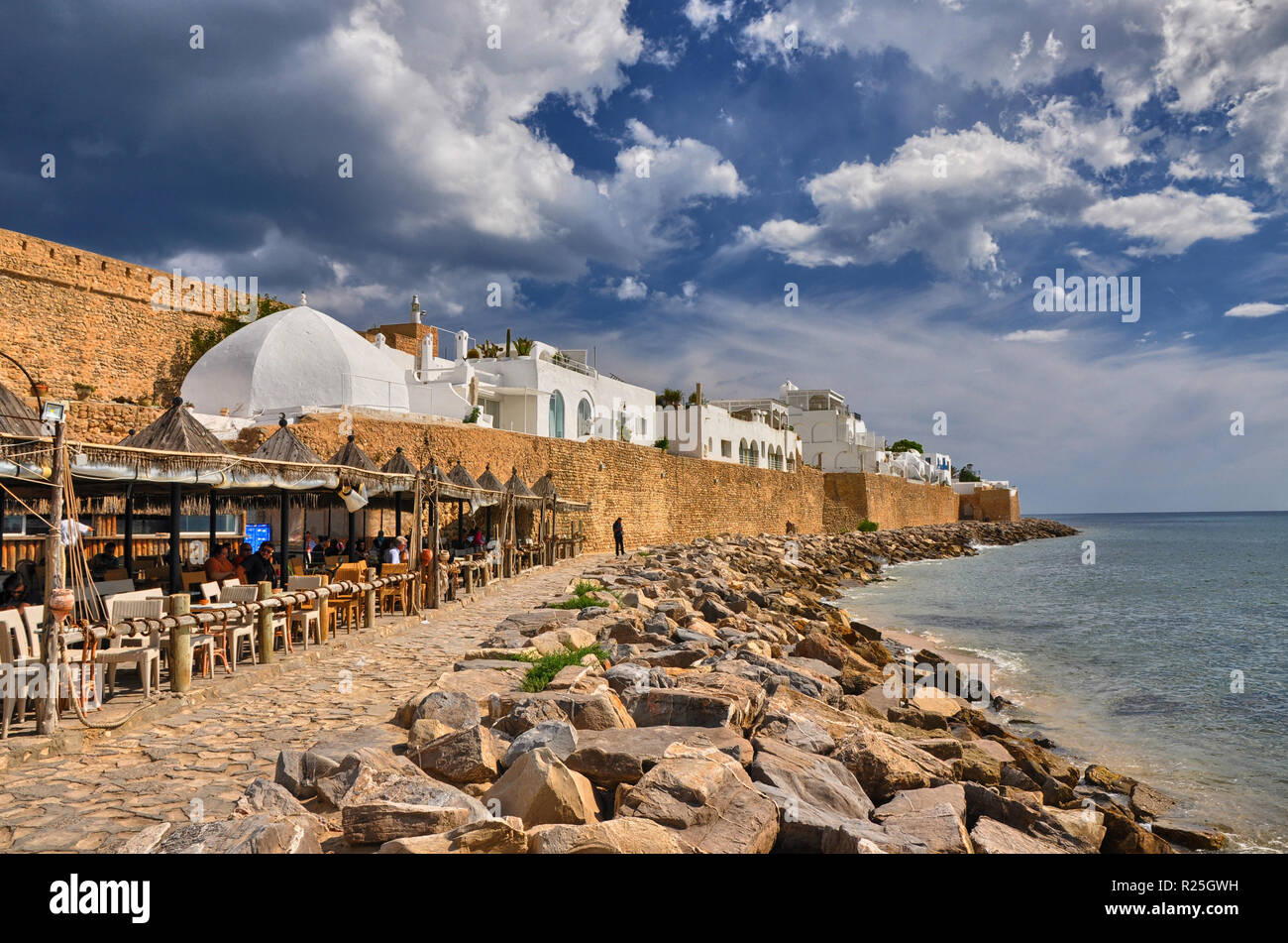 Hammamet in tunisia sunset hi-res stock photography and images - Alamy
