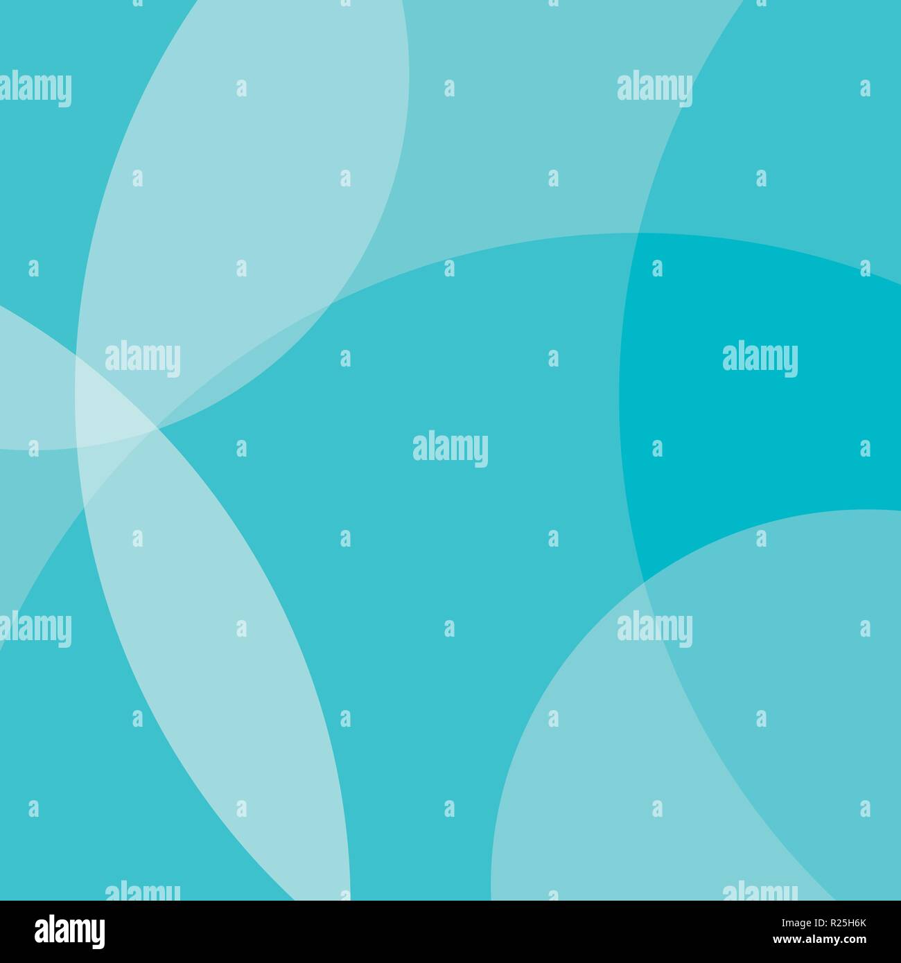 Abstract blue background with transparent circles a Stock Vector
