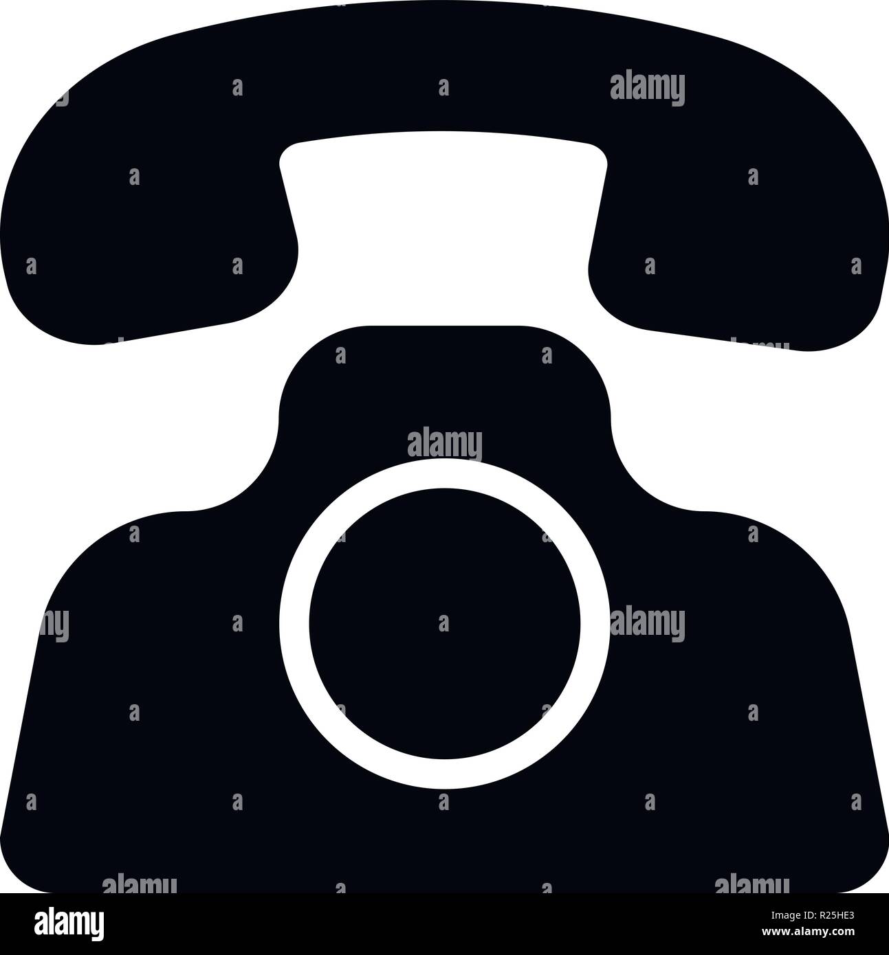 Phone icon in trendy flat style isolated on white background Stock ...