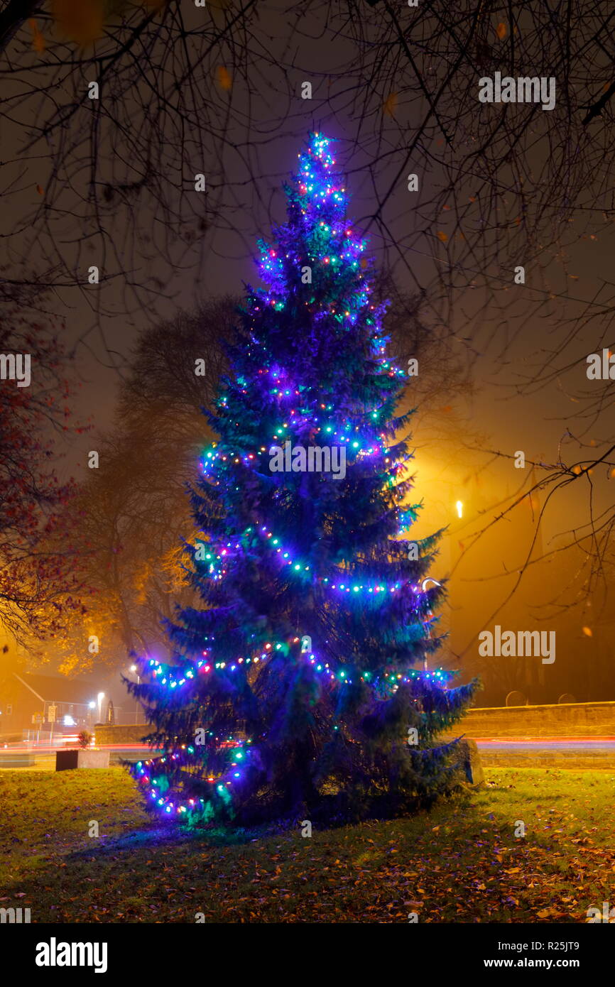 Foggy christmas lights hires stock photography and images Alamy
