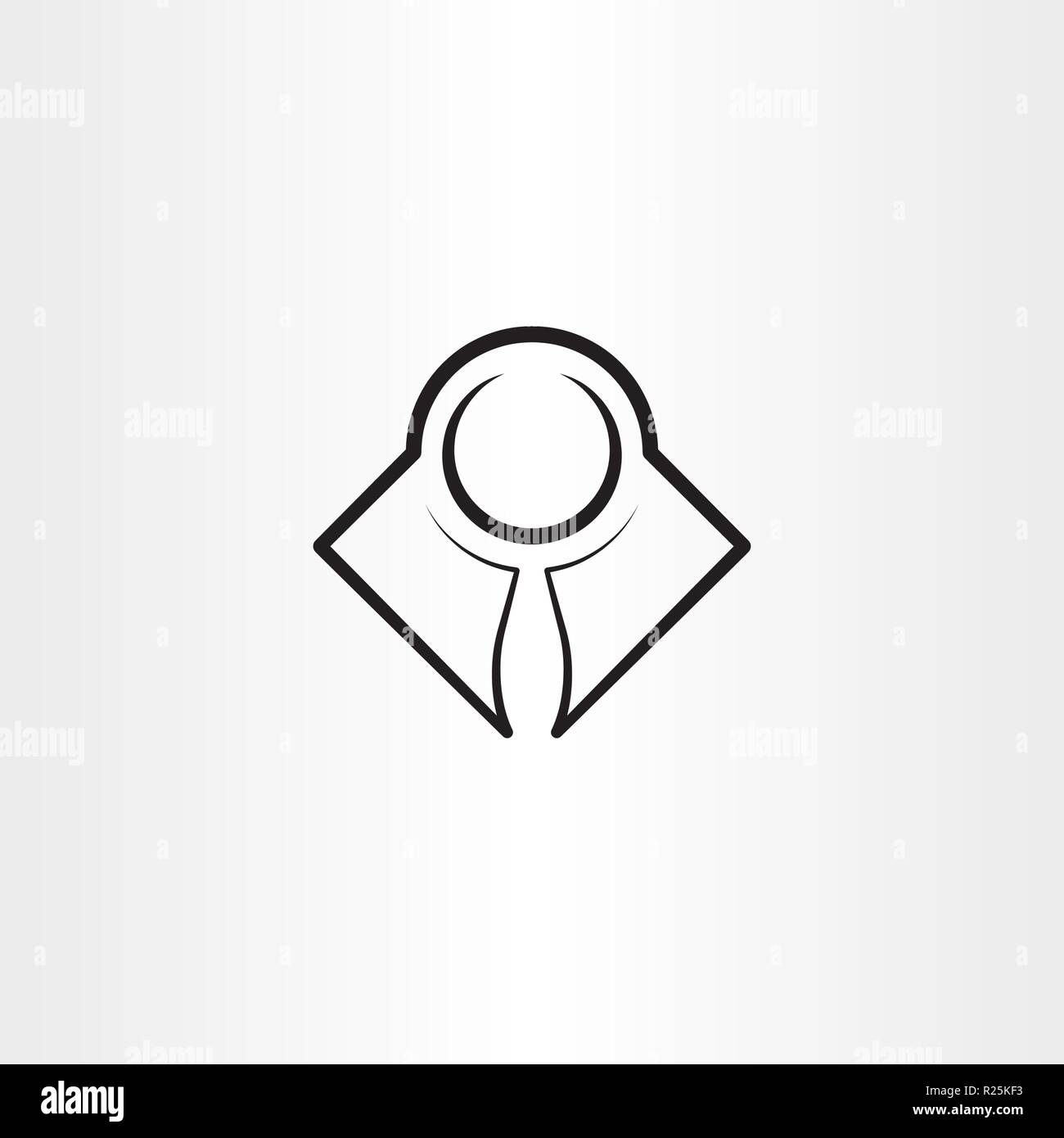 magnifying glass black search icon design Stock Vector Image & Art - Alamy