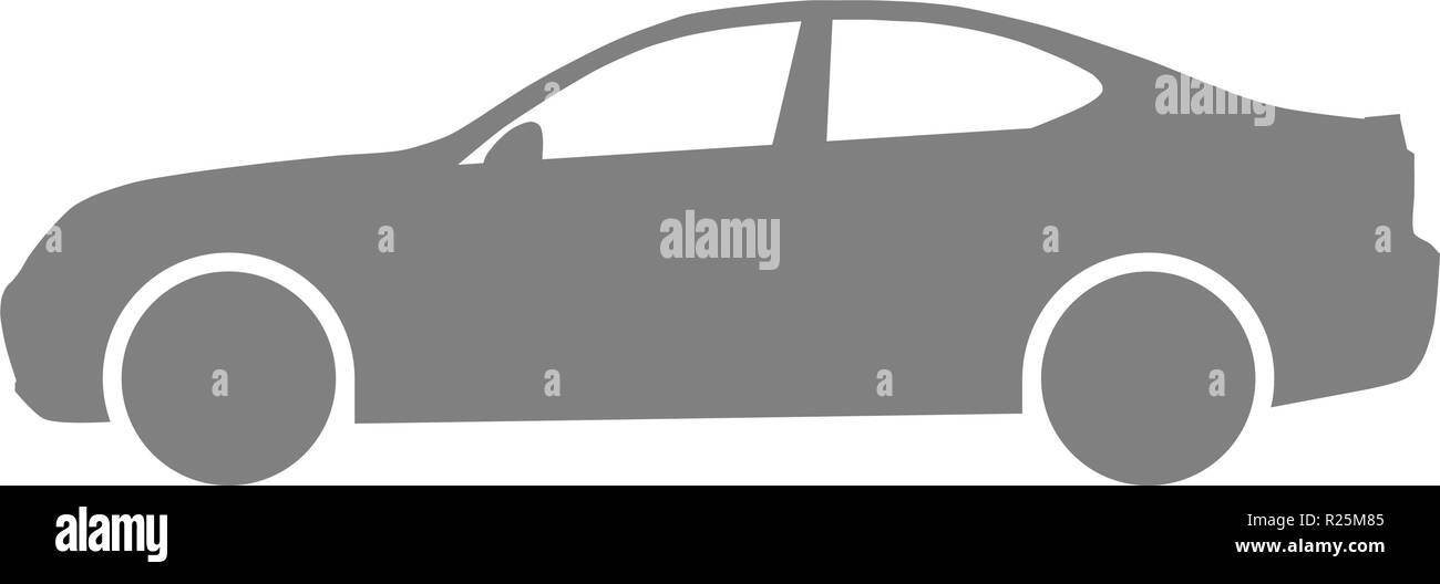 Car symbol icon medium gray, 2d, isolated vector illustration Stock Vector Image & Art Alamy