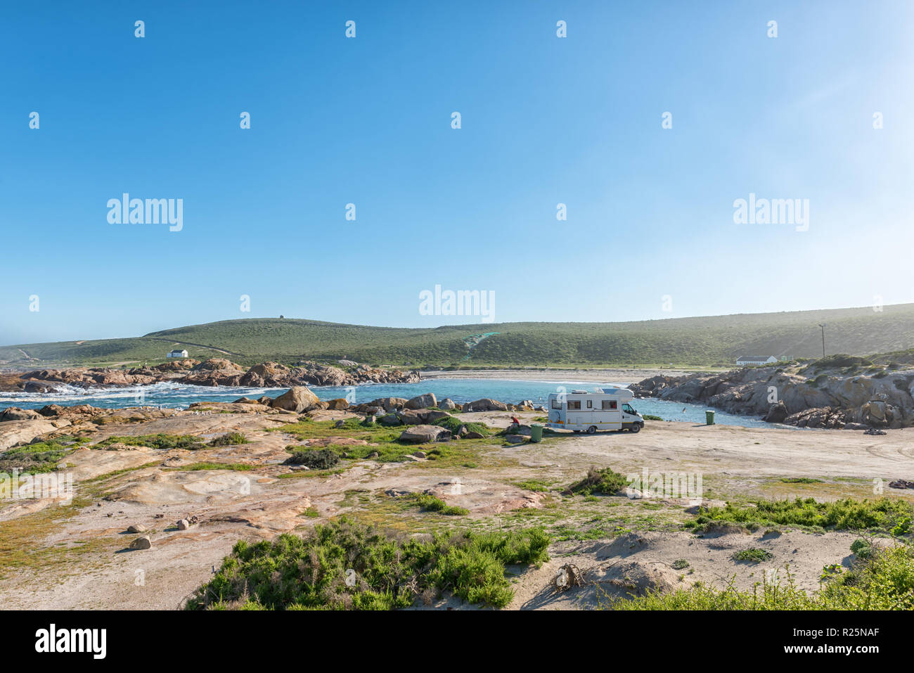 PATERNOSTER, SOUTH AFRICA, AUGUST 21, 2018: A view of Tietiesbaai ...