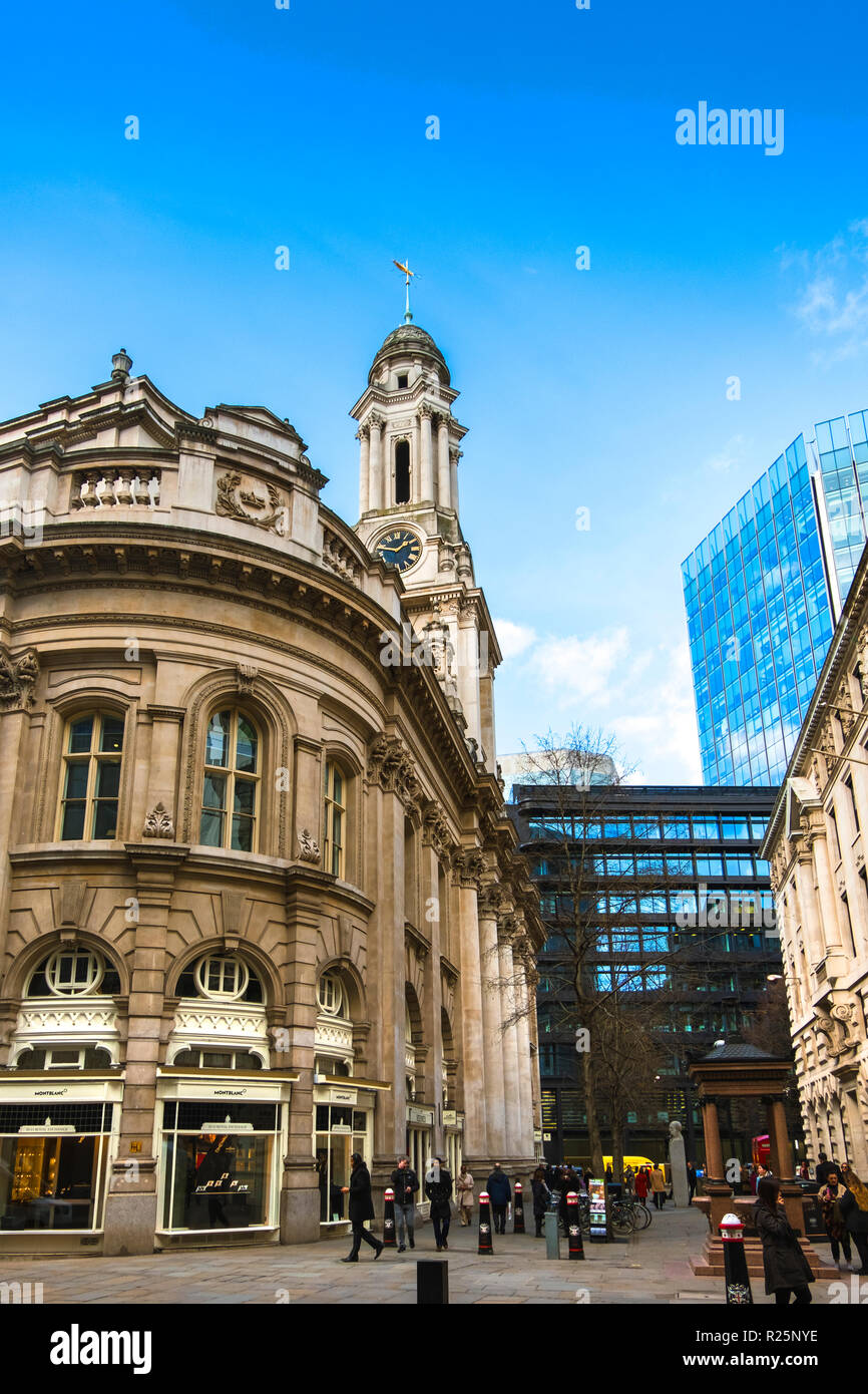 Old london stock exchange building hi-res stock photography and images