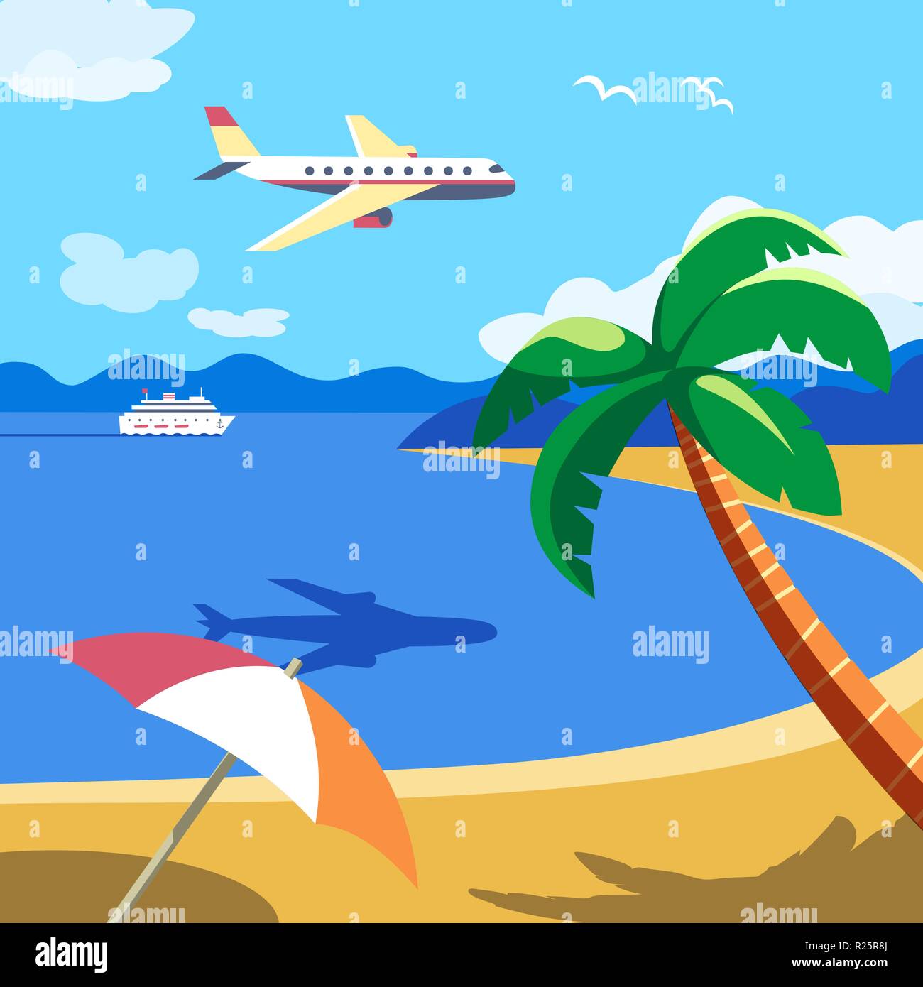 Summer holidays poster Stock Vector Image & Art - Alamy