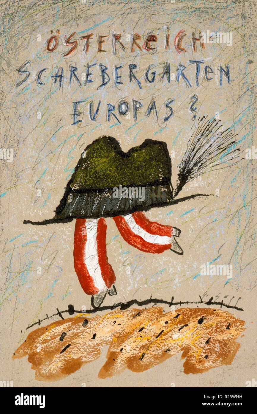 Symbolbild Österreich, Schrebergarten Europas Stock Photo