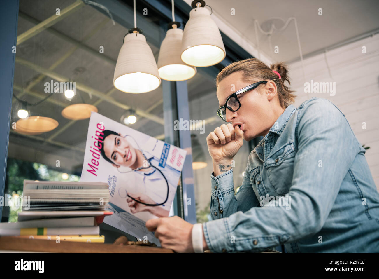 Close up male student doctor hi-res stock photography and images - Alamy