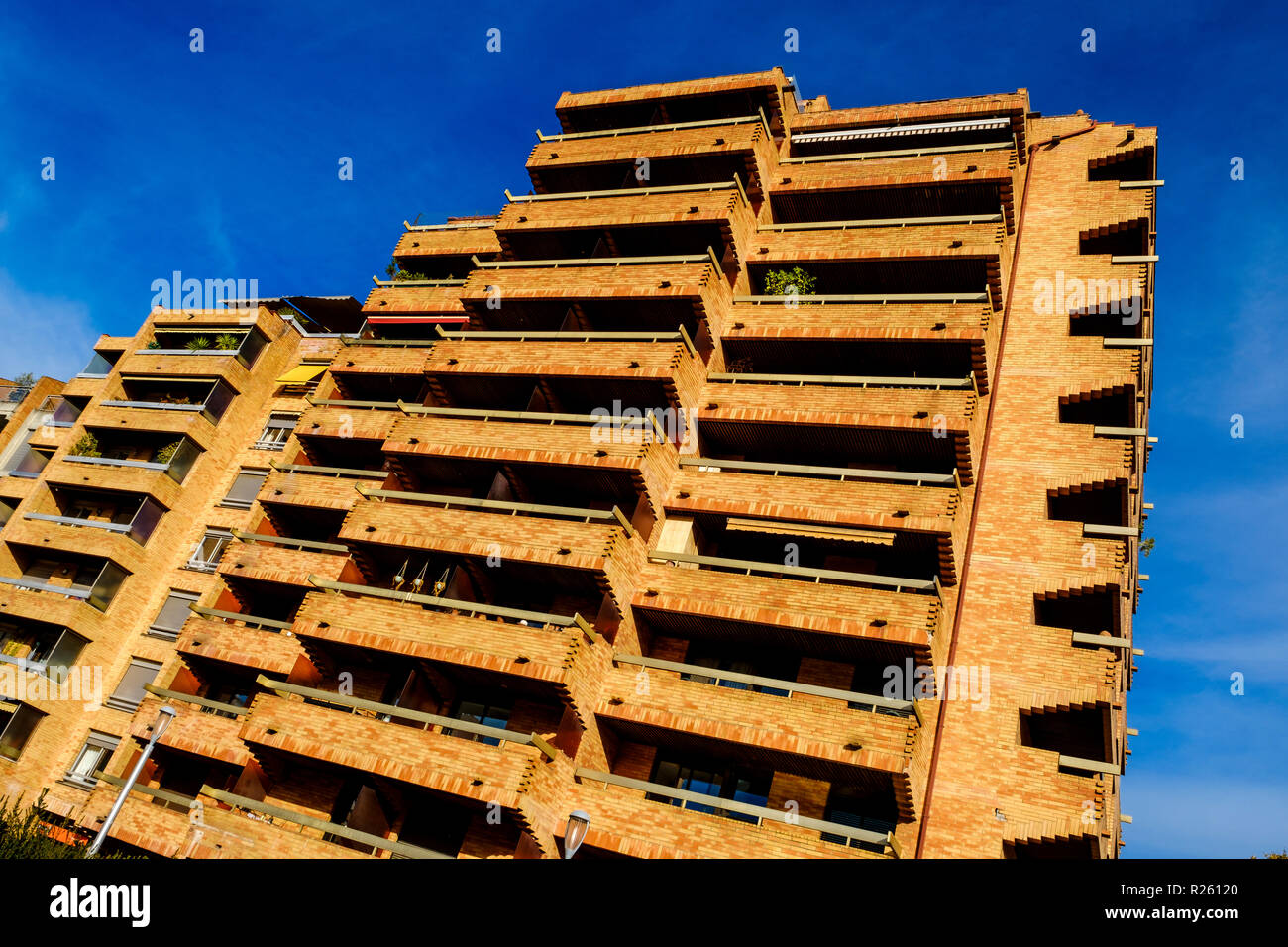 Modern housing in the Boulevard de Strasbourg, Toulouse, FRance Stock