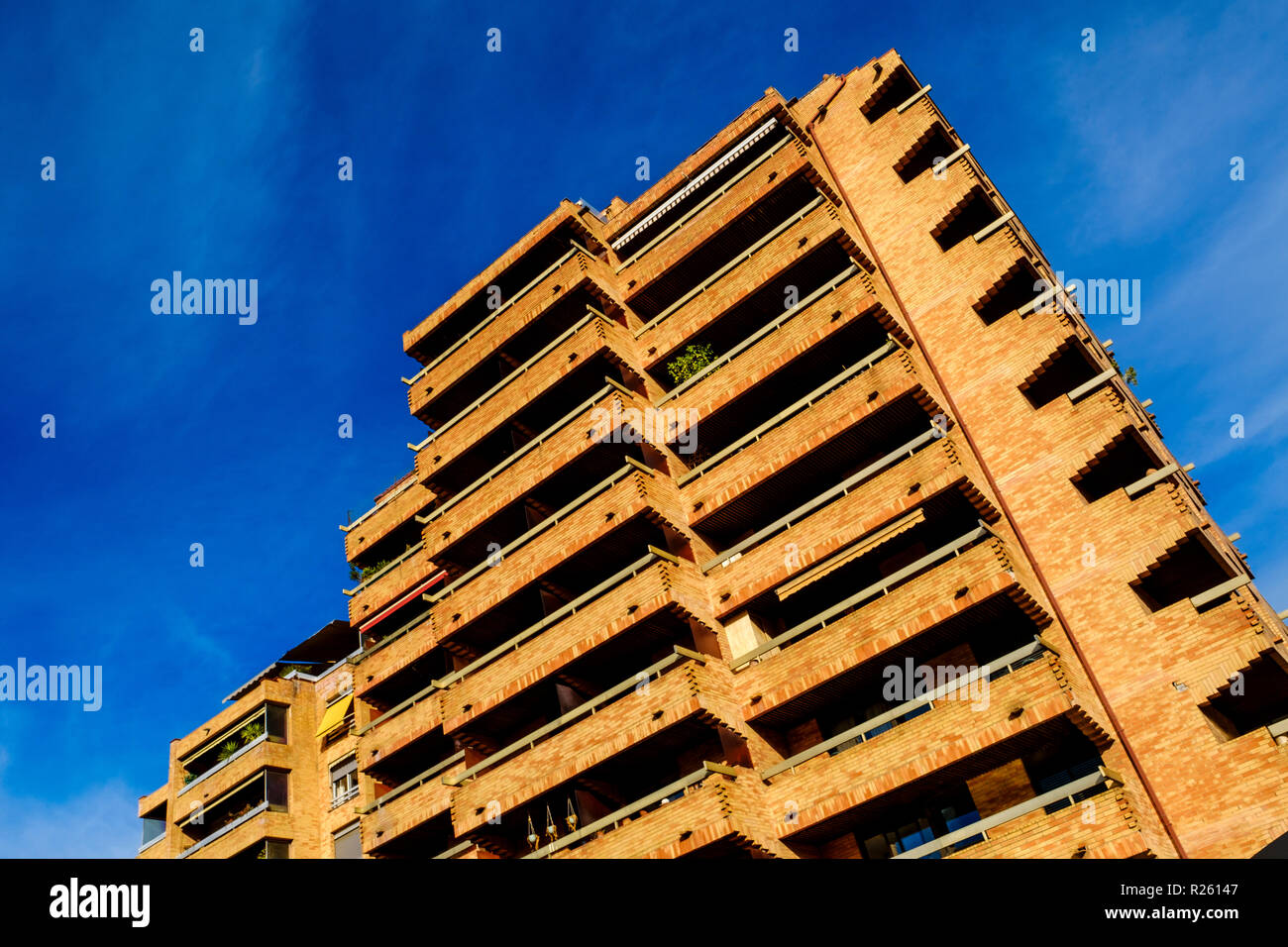 Modern housing in the Boulevard de Strasbourg, Toulouse, FRance Stock