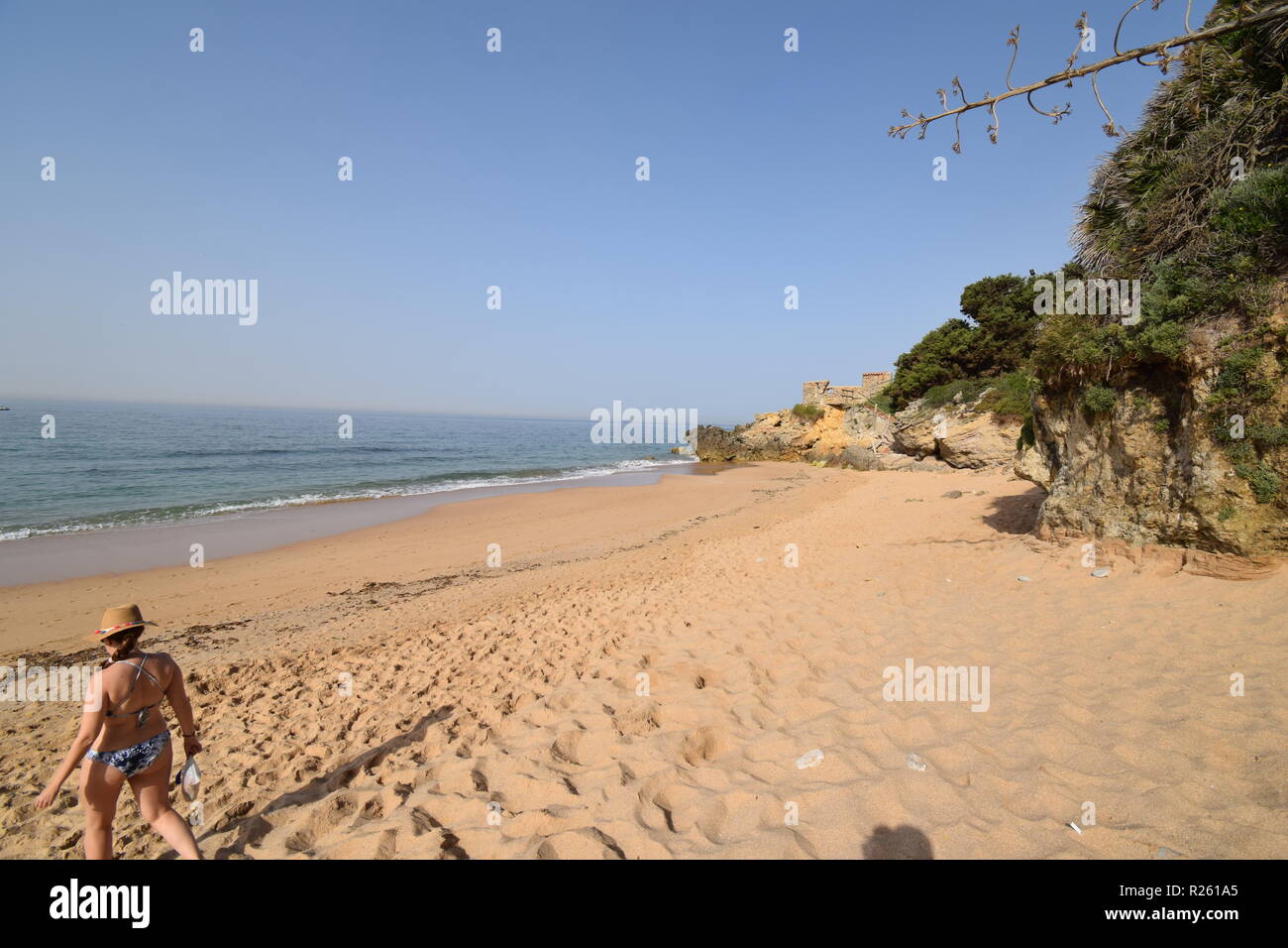 essentials of caños de meca and south of spain Stock Photo